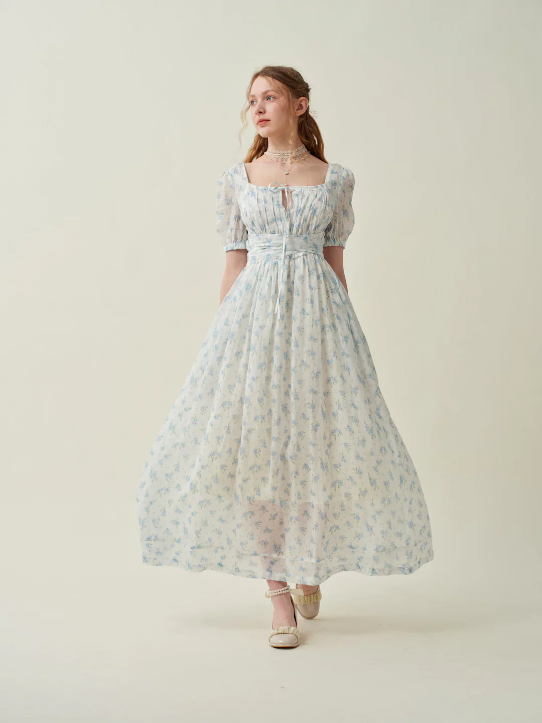 Alice 19 | Floral linen dress - Image 16