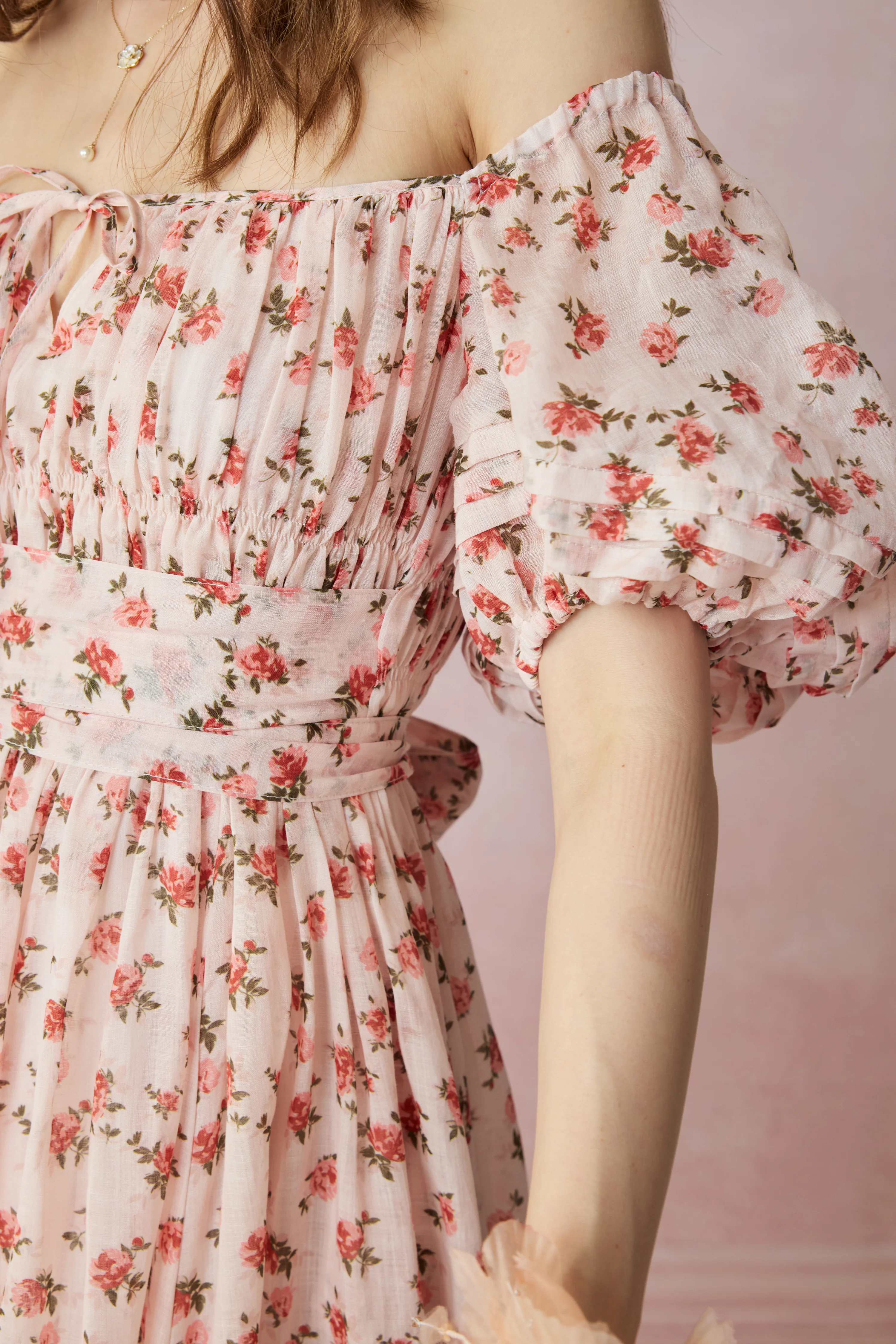 Alice 19 | Floral linen dress - Image 5