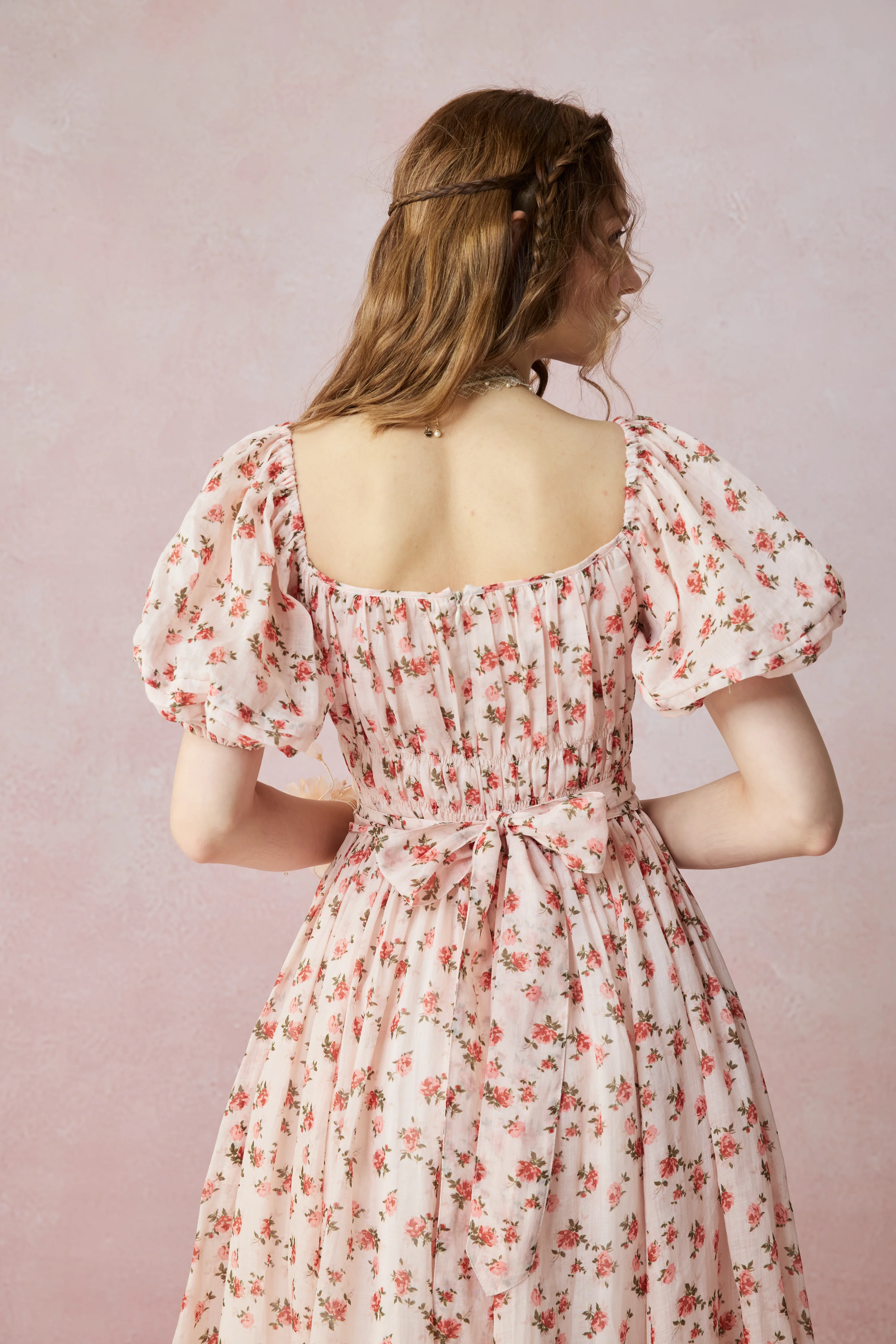 Alice 19 | Floral linen dress - Image 6