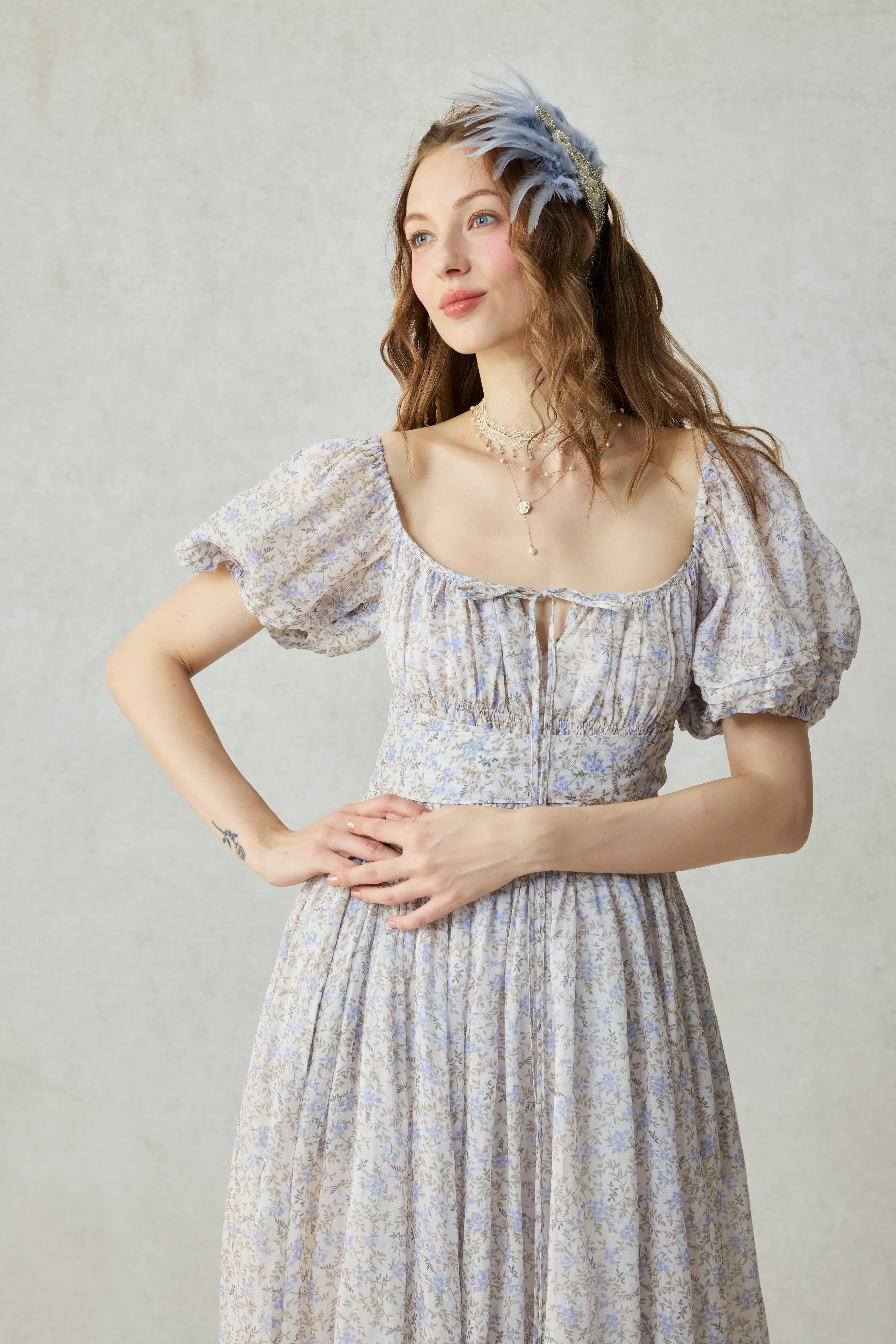 Alice 19 | Floral linen dress - Image 6