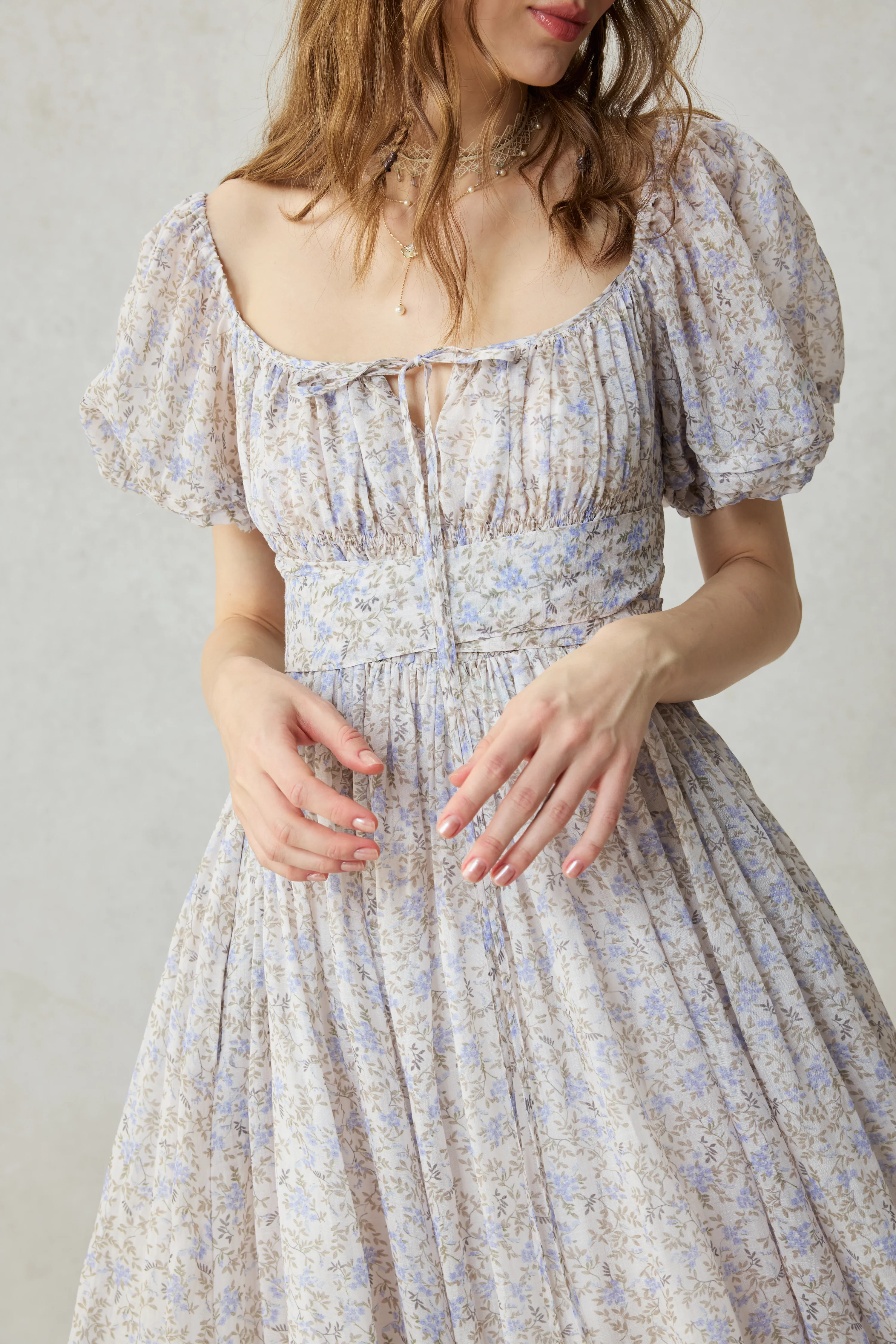 Alice 19 | Floral linen dress - Image 21