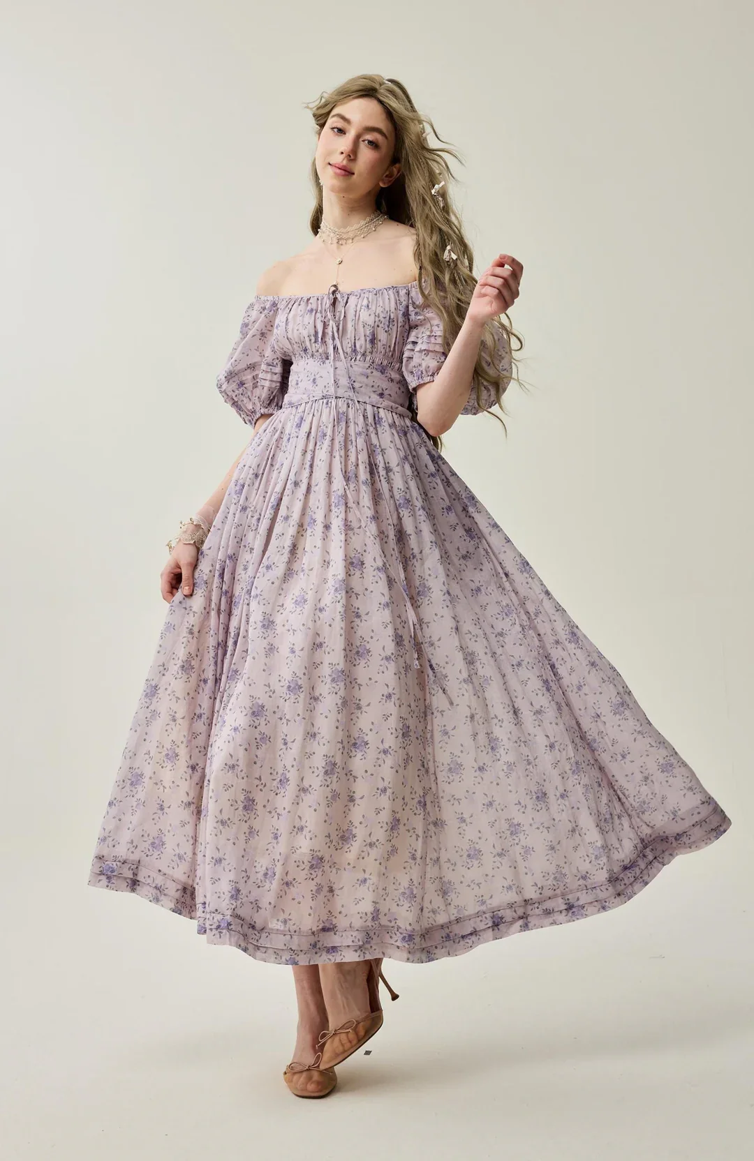 Alice 19 | Floral linen dress - Image 10
