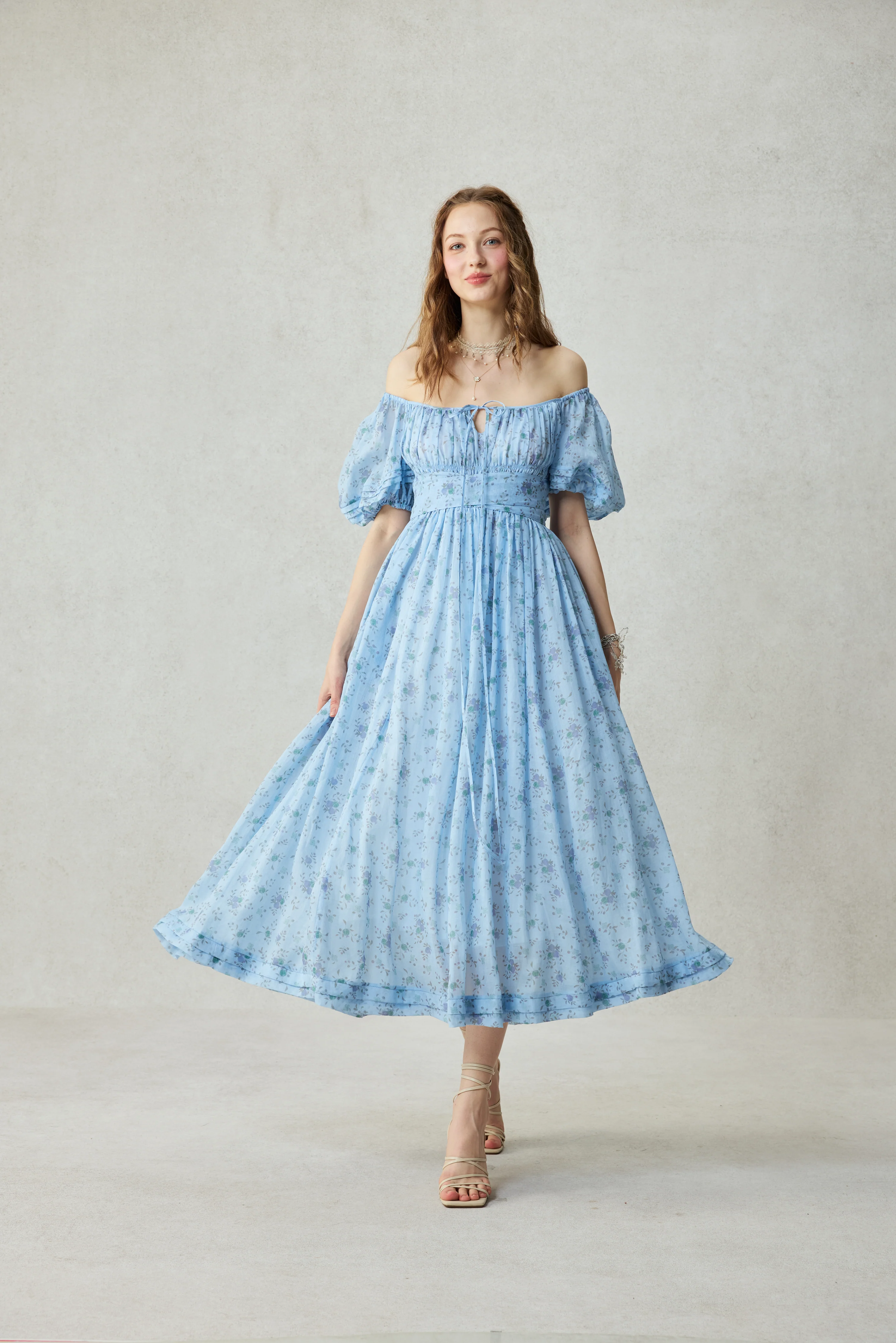 Alice 19 | Floral linen dress - Image 27