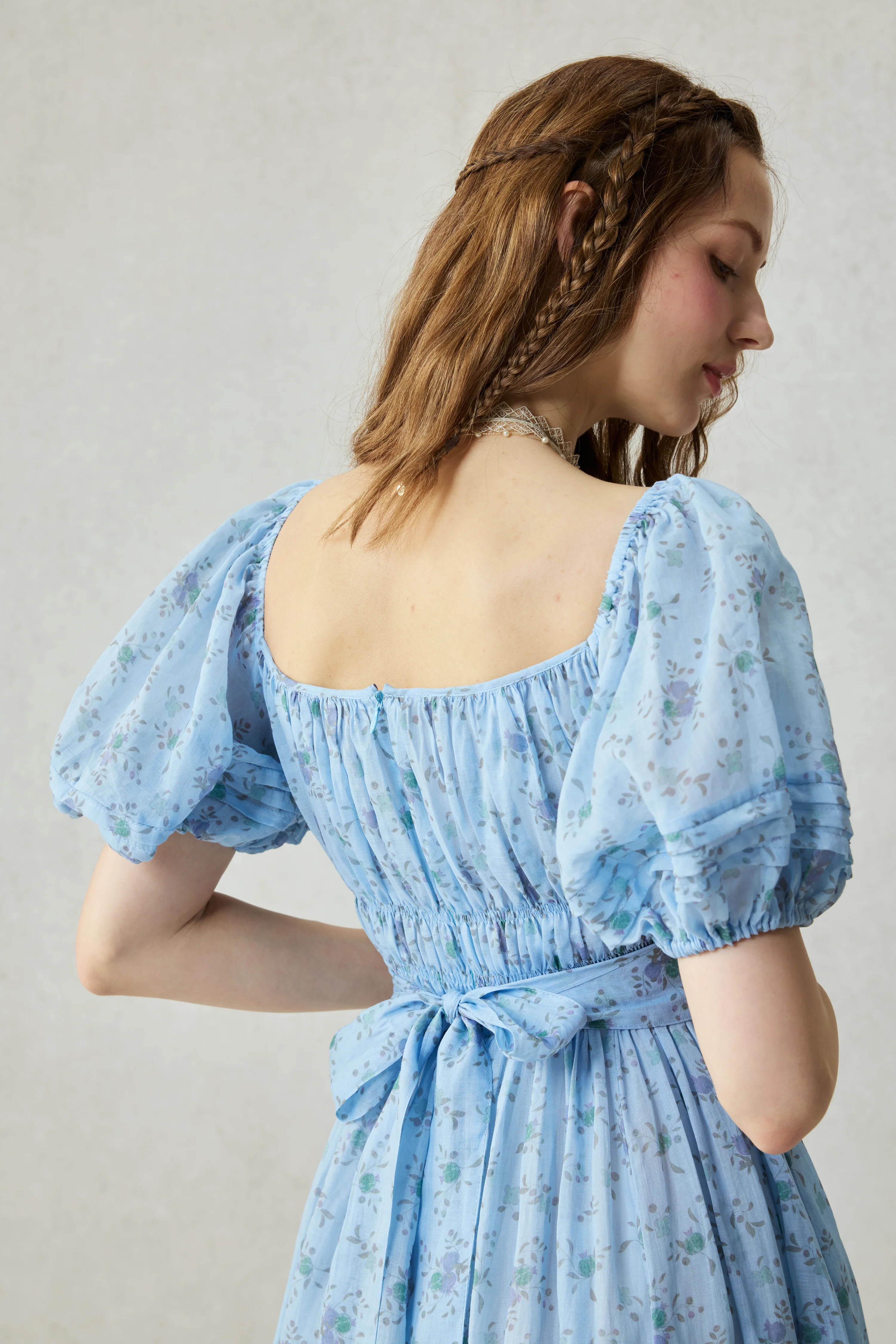 Alice 19 | Floral linen dress - Image 5