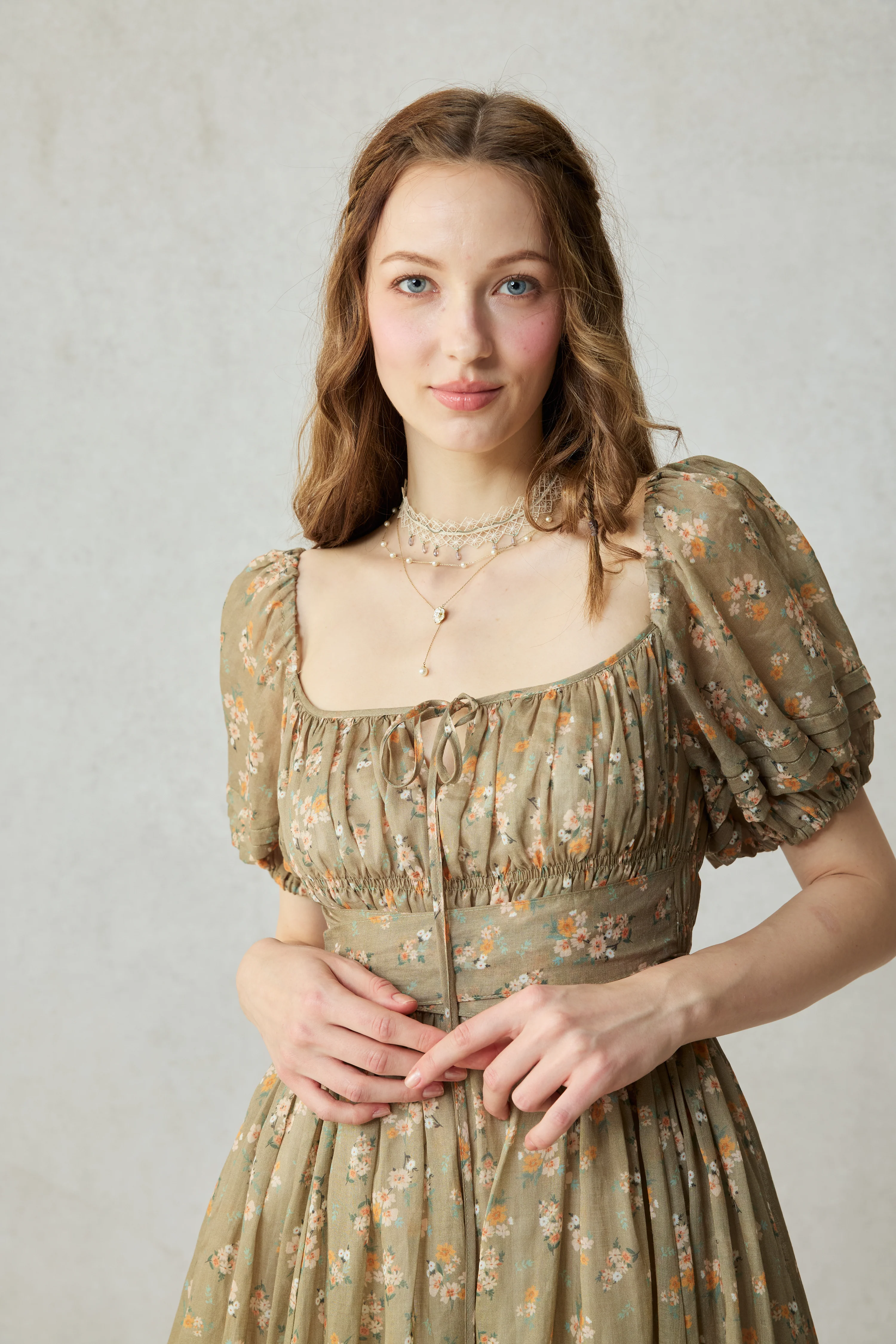 Alice 19 | Floral linen dress - Image 37