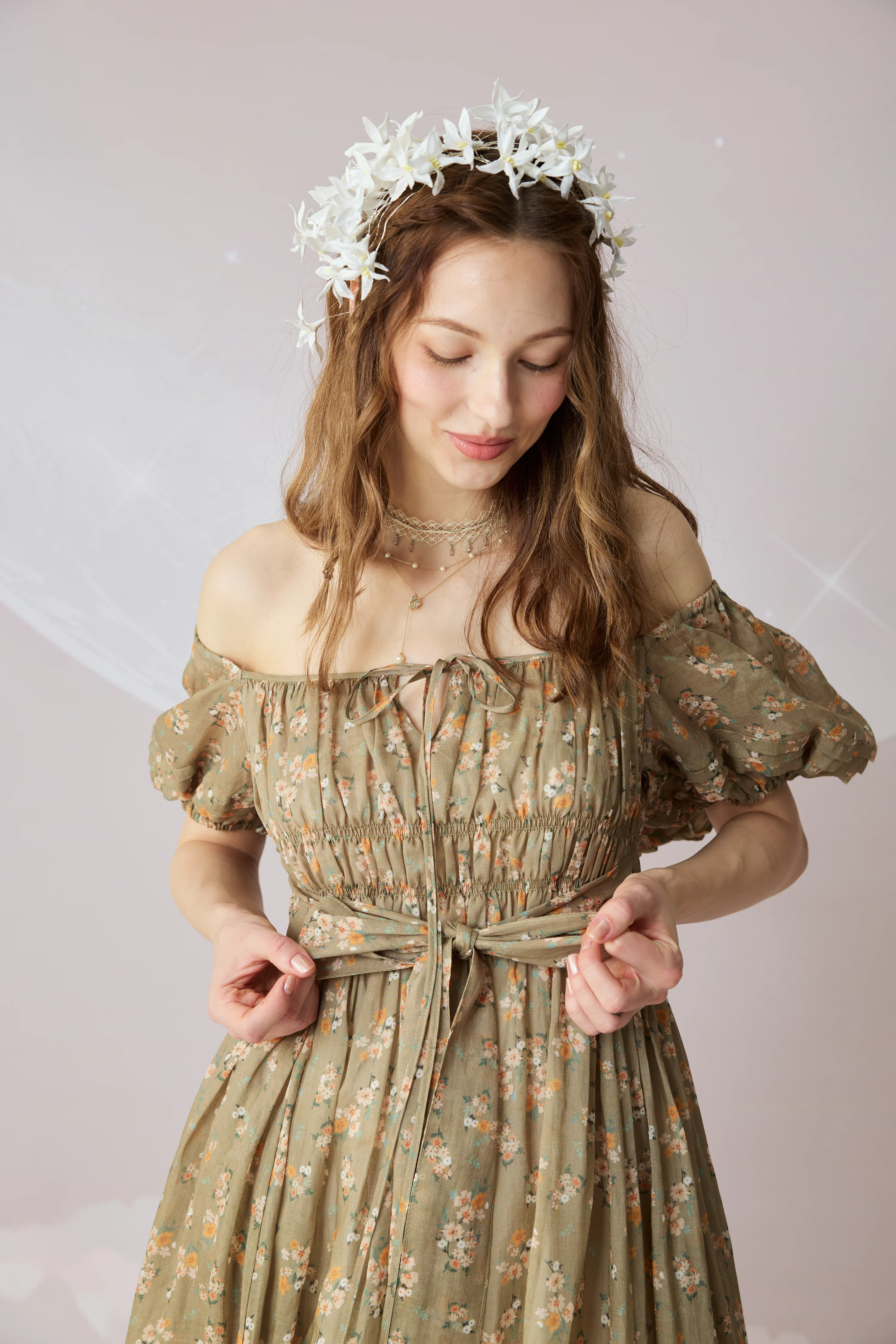 Alice 19 | Floral linen dress - Image 41