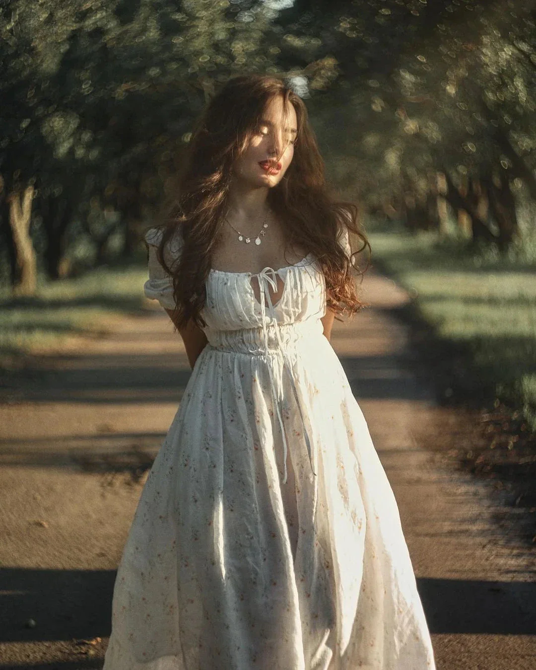 Alice 19 | Floral linen dress - Image 34