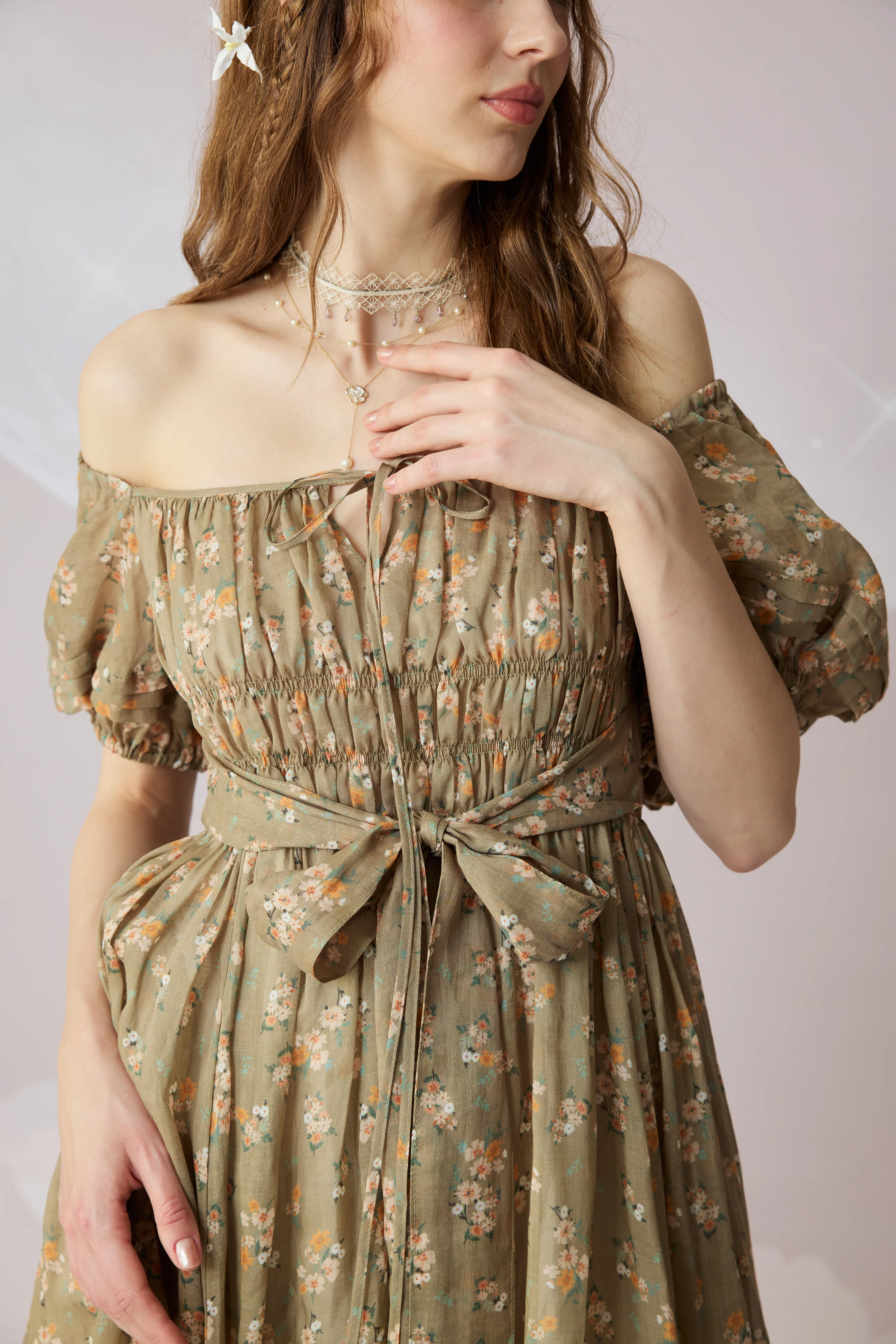 Alice 19 | Floral linen dress - Image 24