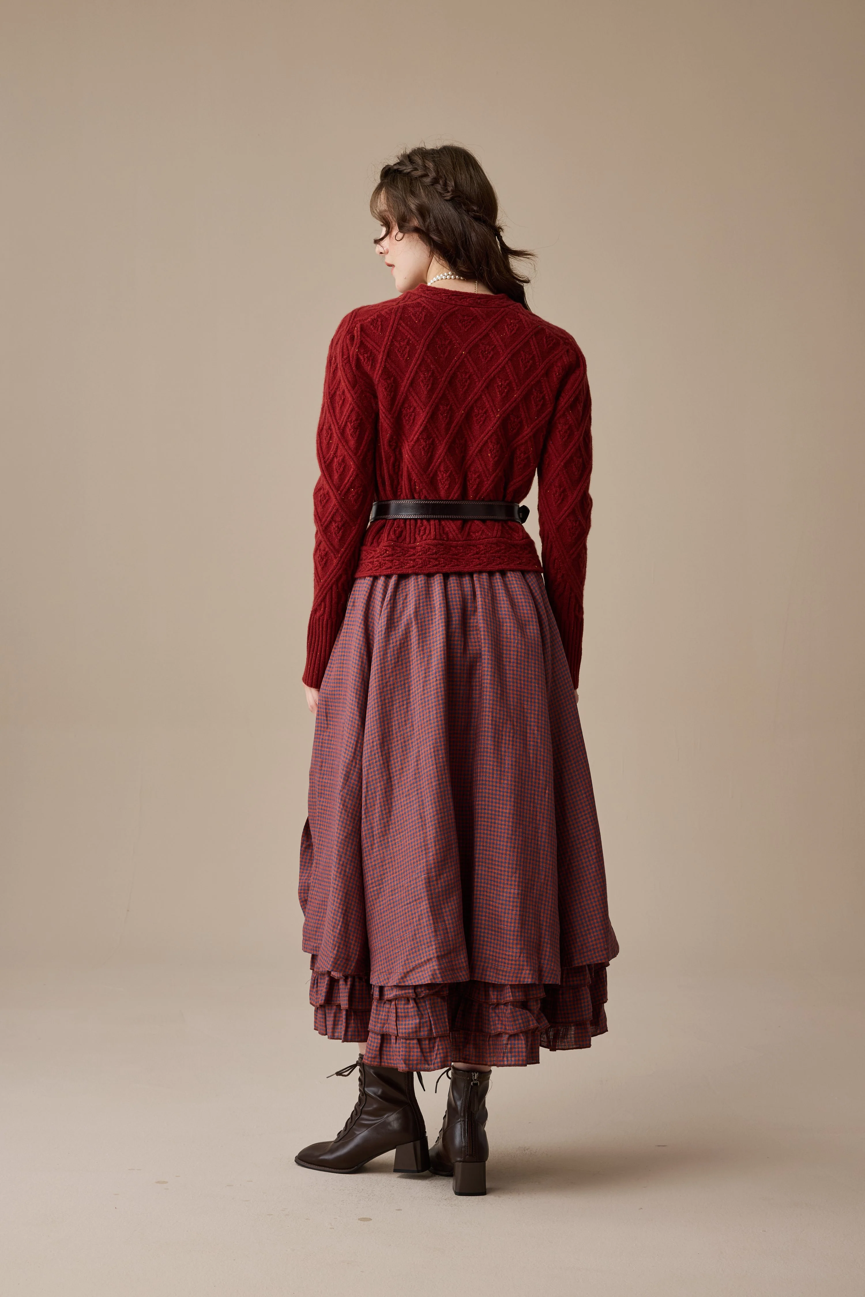 Anna 21 | Layered Linen Skirt (Adjustable) - Image 7