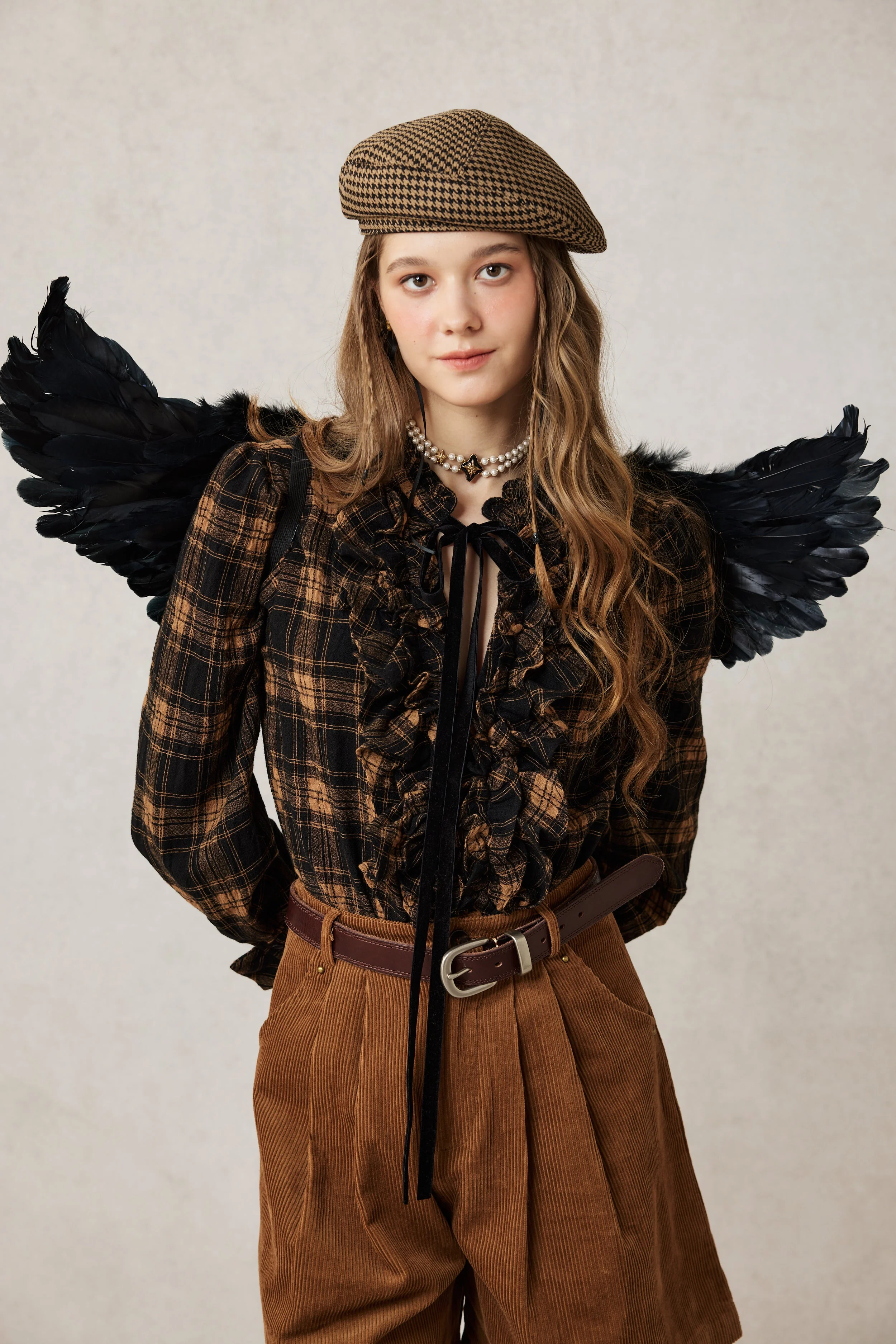 Annie 22 | 100% Wool Puff Sleeve Shirt Blouse - Image 5
