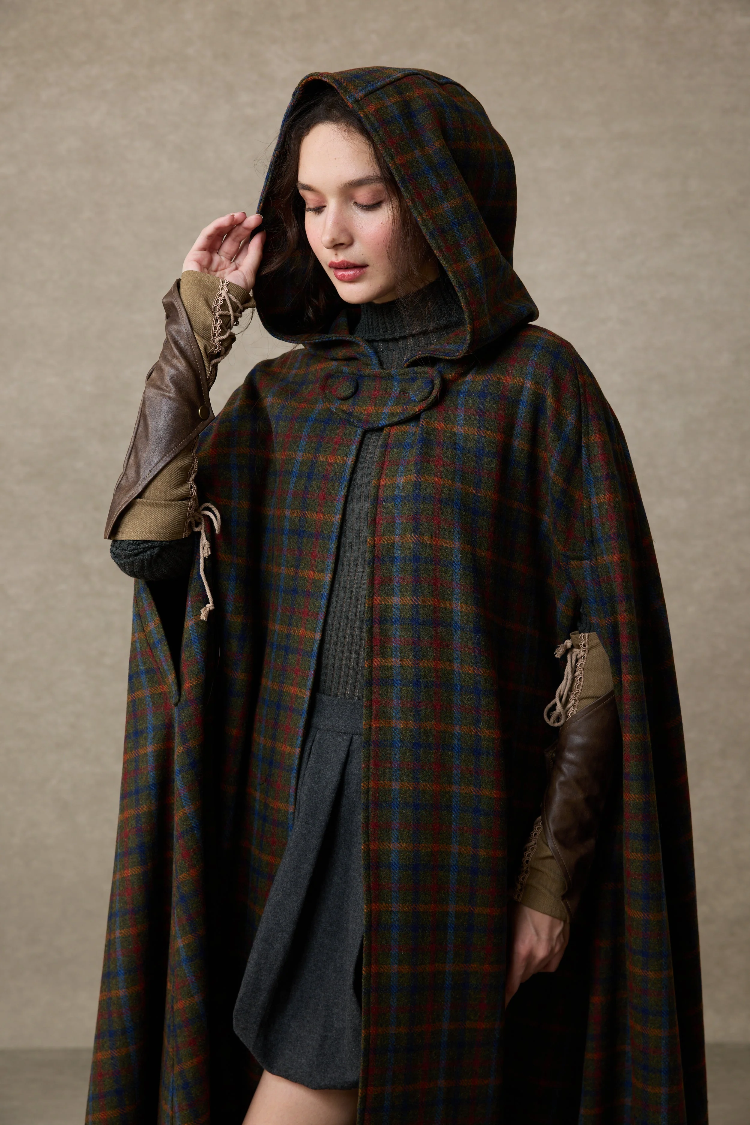 Astor 35| 100% Wool Cloak Coat - Image 10
