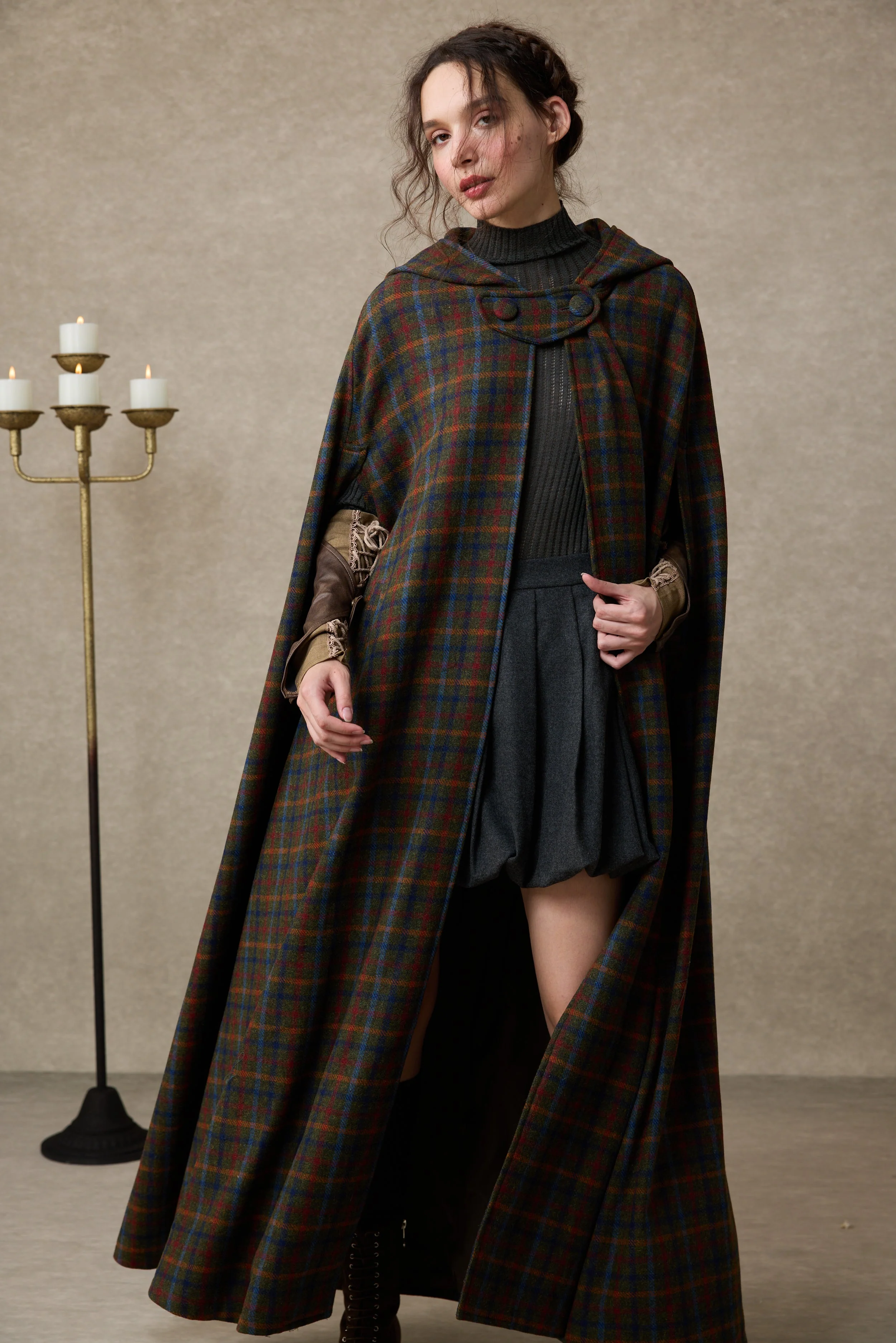 Astor 35| 100% Wool Cloak Coat - Image 2