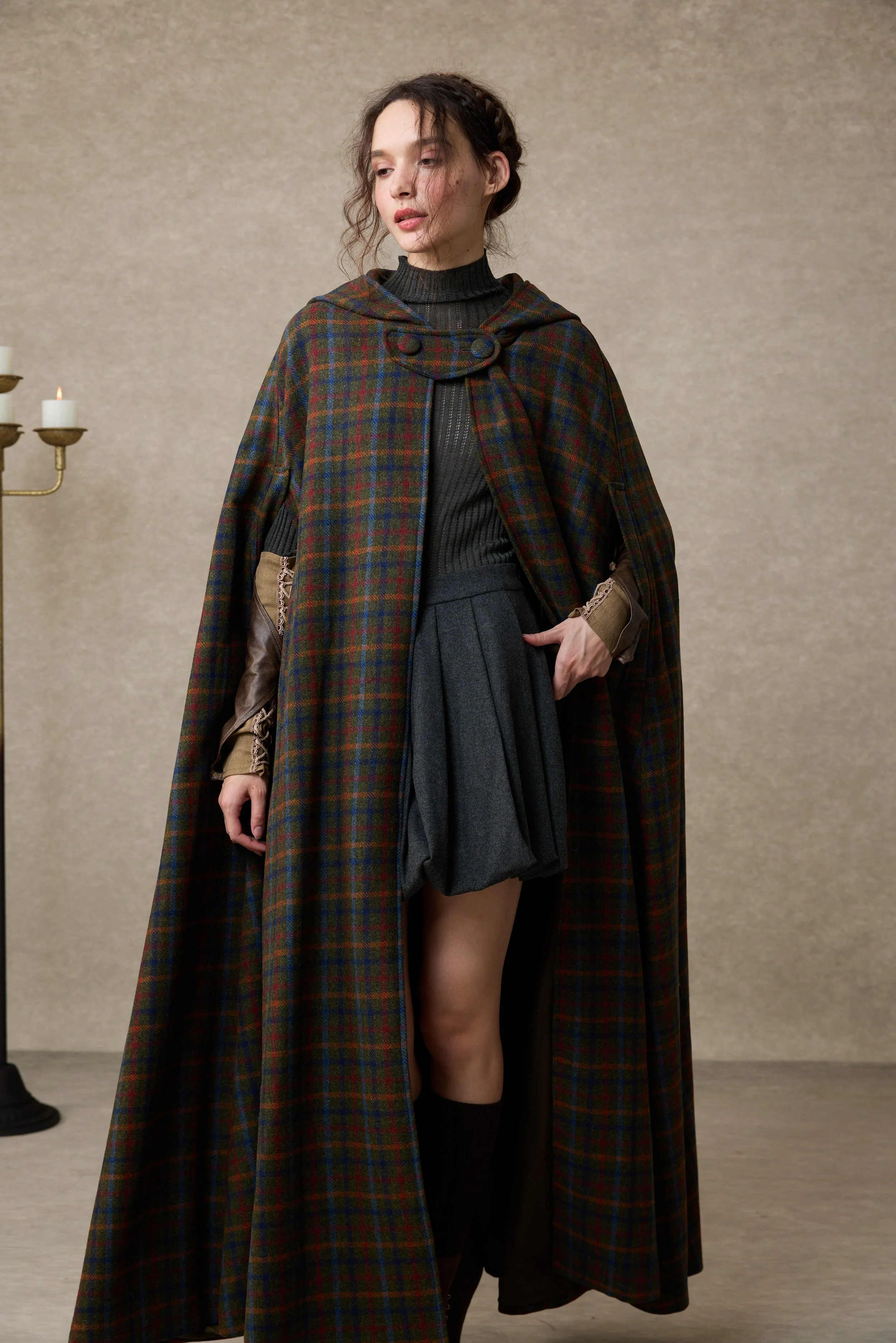 Astor 35| 100% Wool Cloak Coat - Image 4