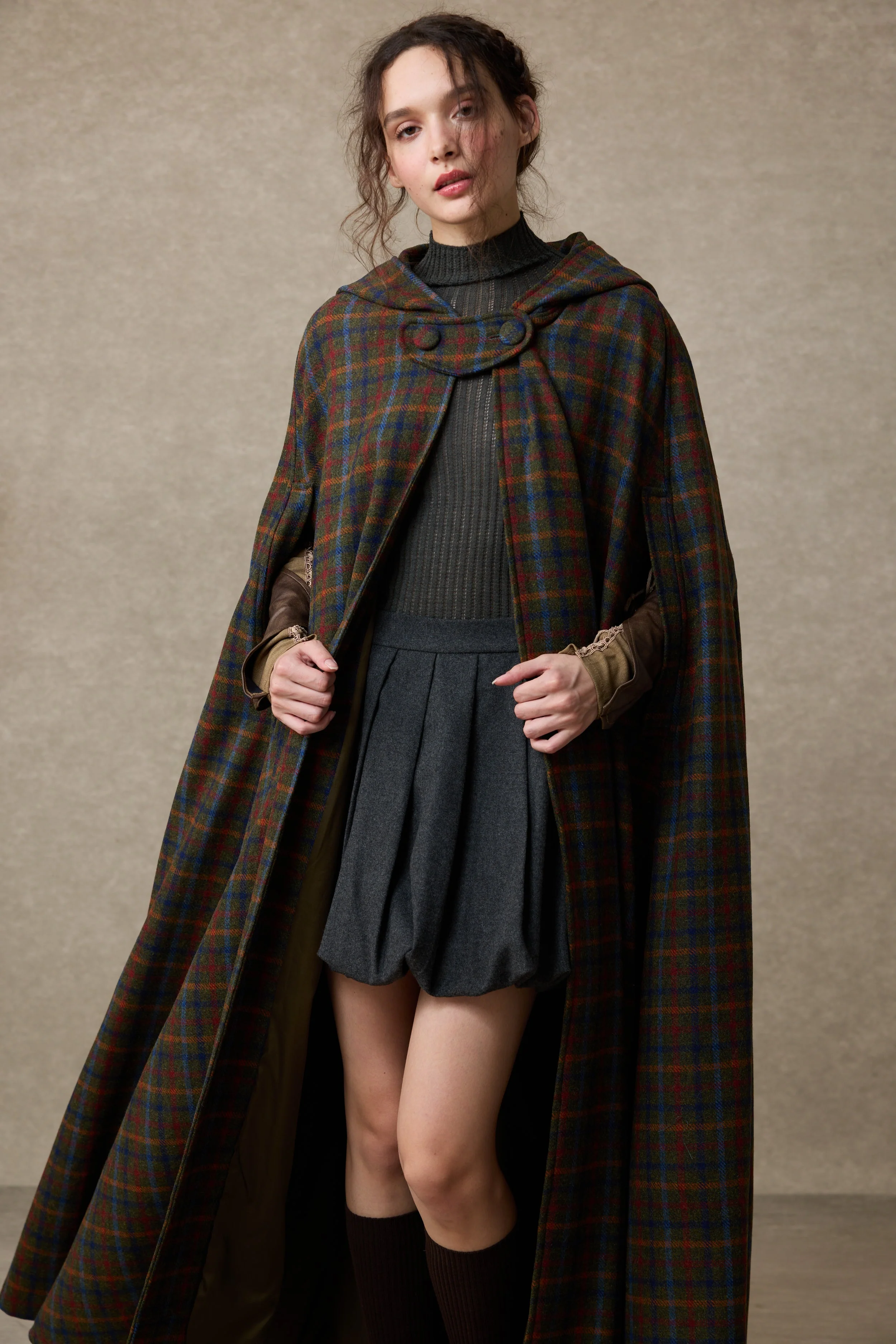 Astor 35| 100% Wool Cloak Coat - Image 5