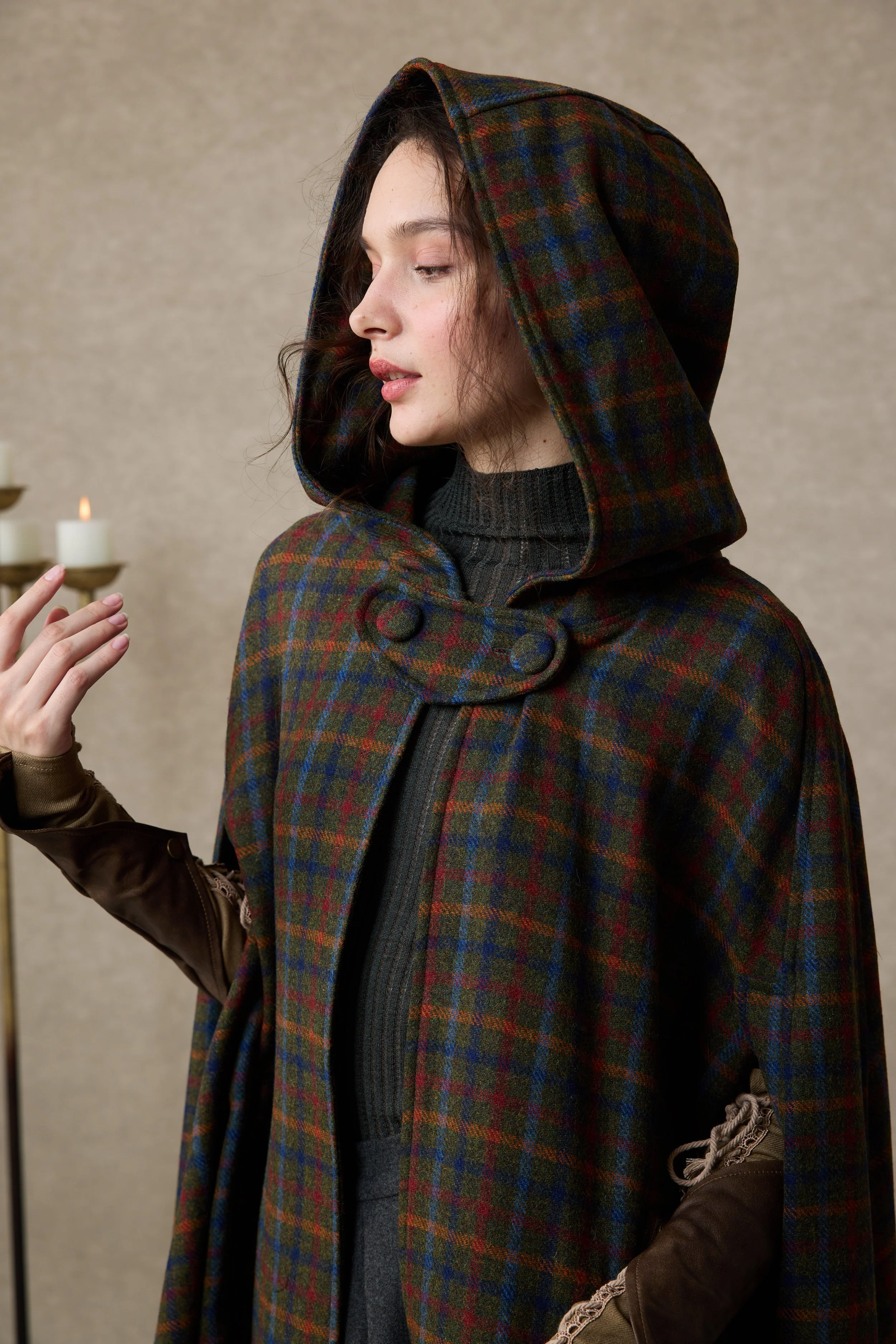 Astor 35| 100% Wool Cloak Coat - Image 6