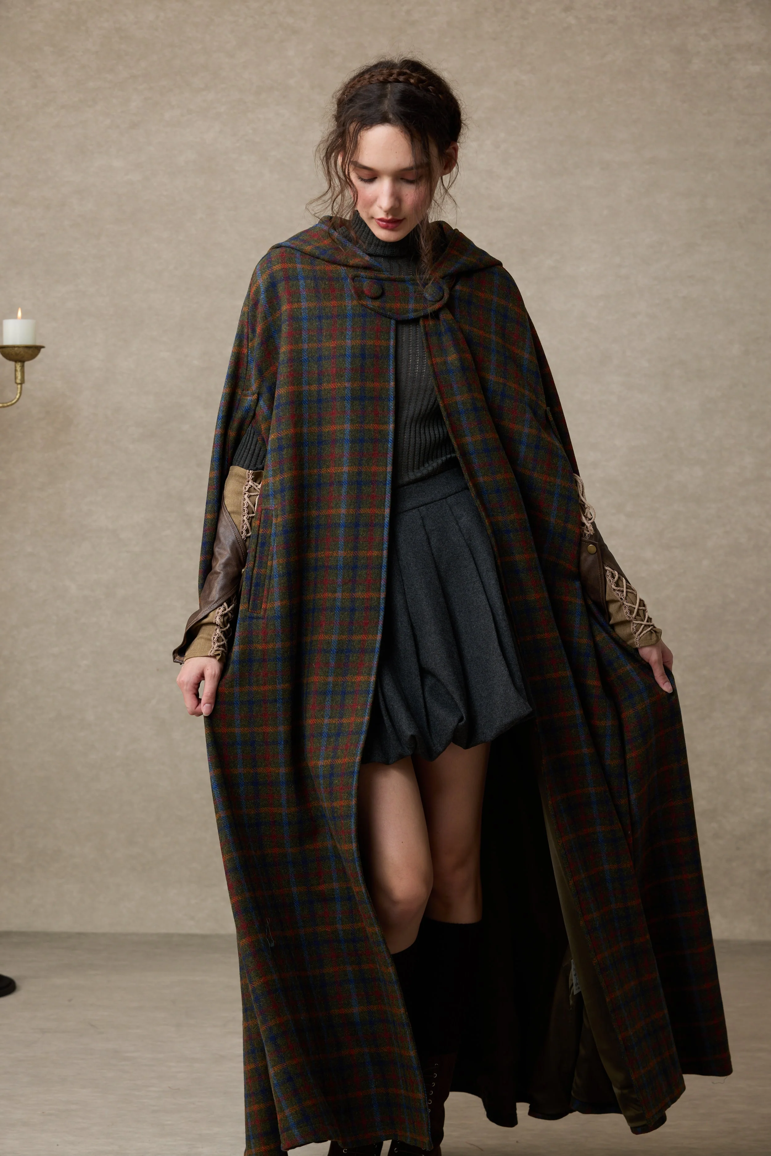 Astor 35| 100% Wool Cloak Coat - Image 9