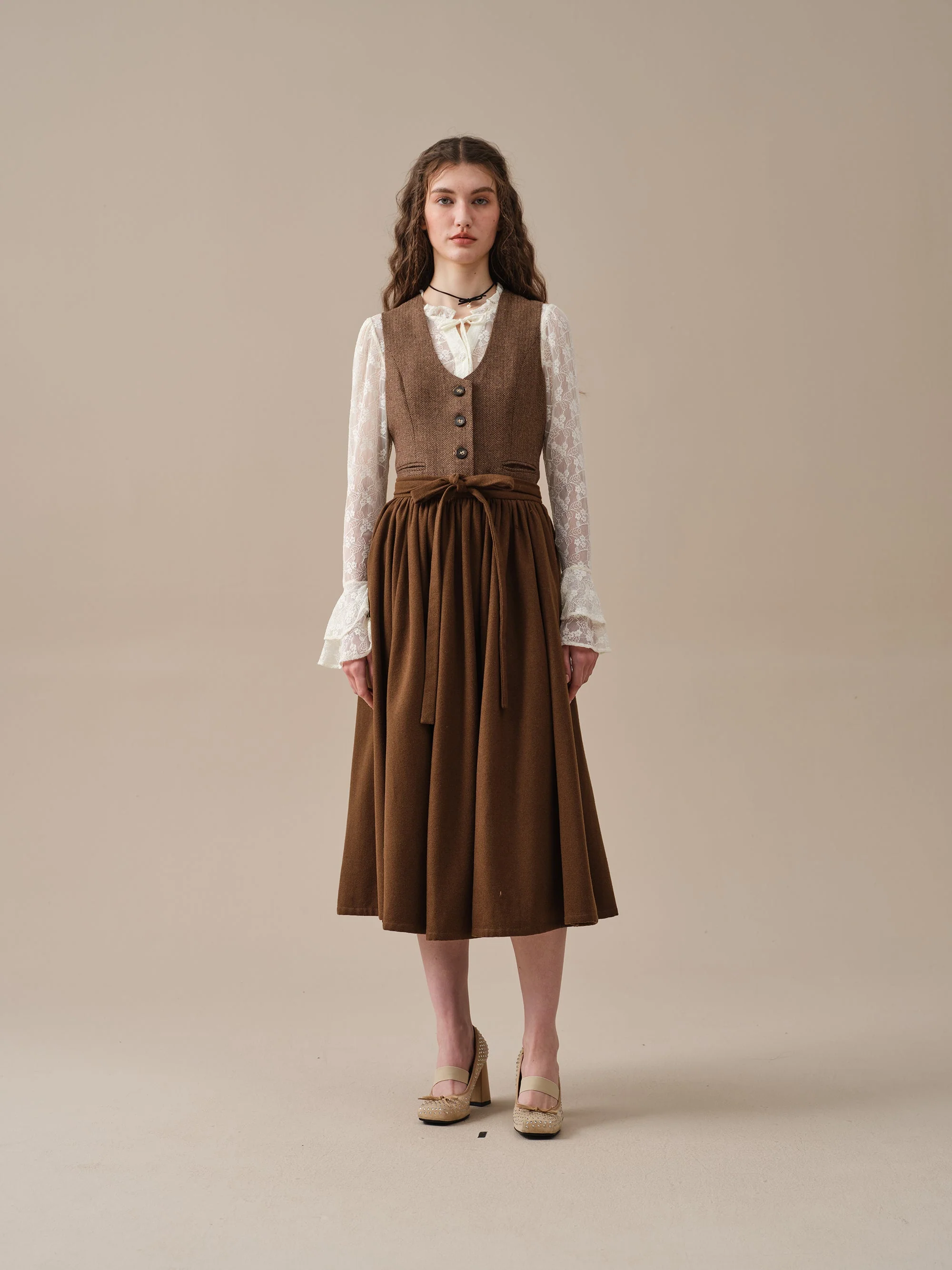 Beth 13 |tied wool skirt - Image 10