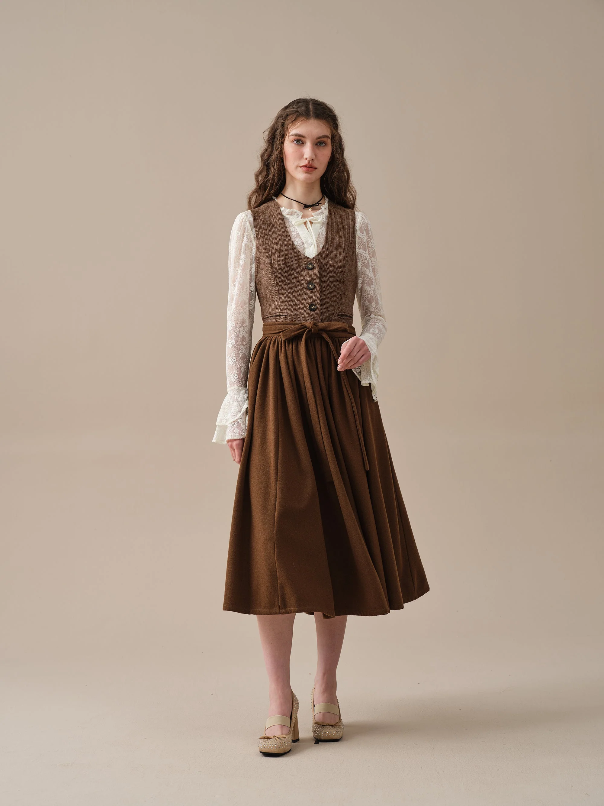 Beth 13 |tied wool skirt - Image 12