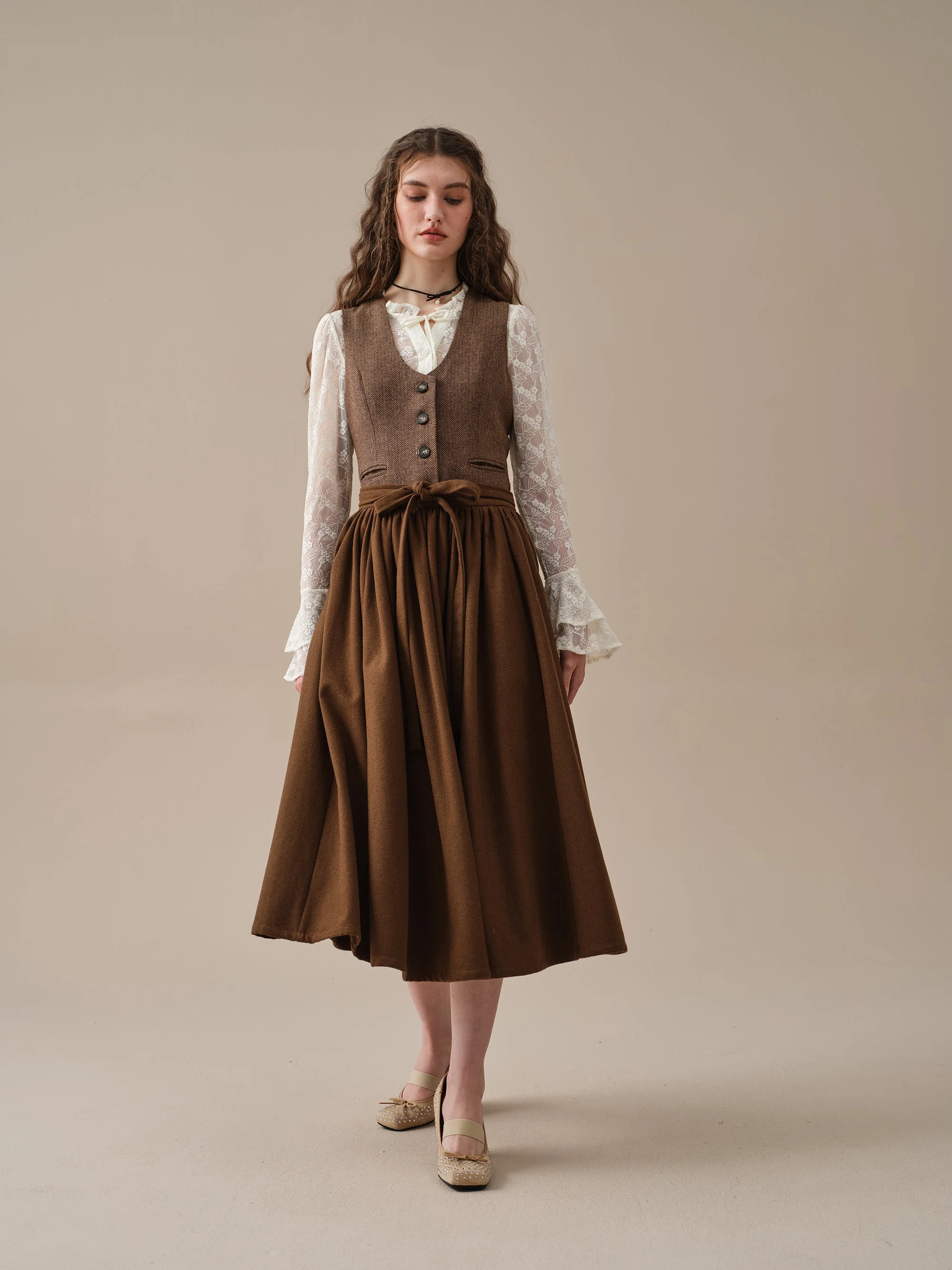 Beth 13 |tied wool skirt - Image 17