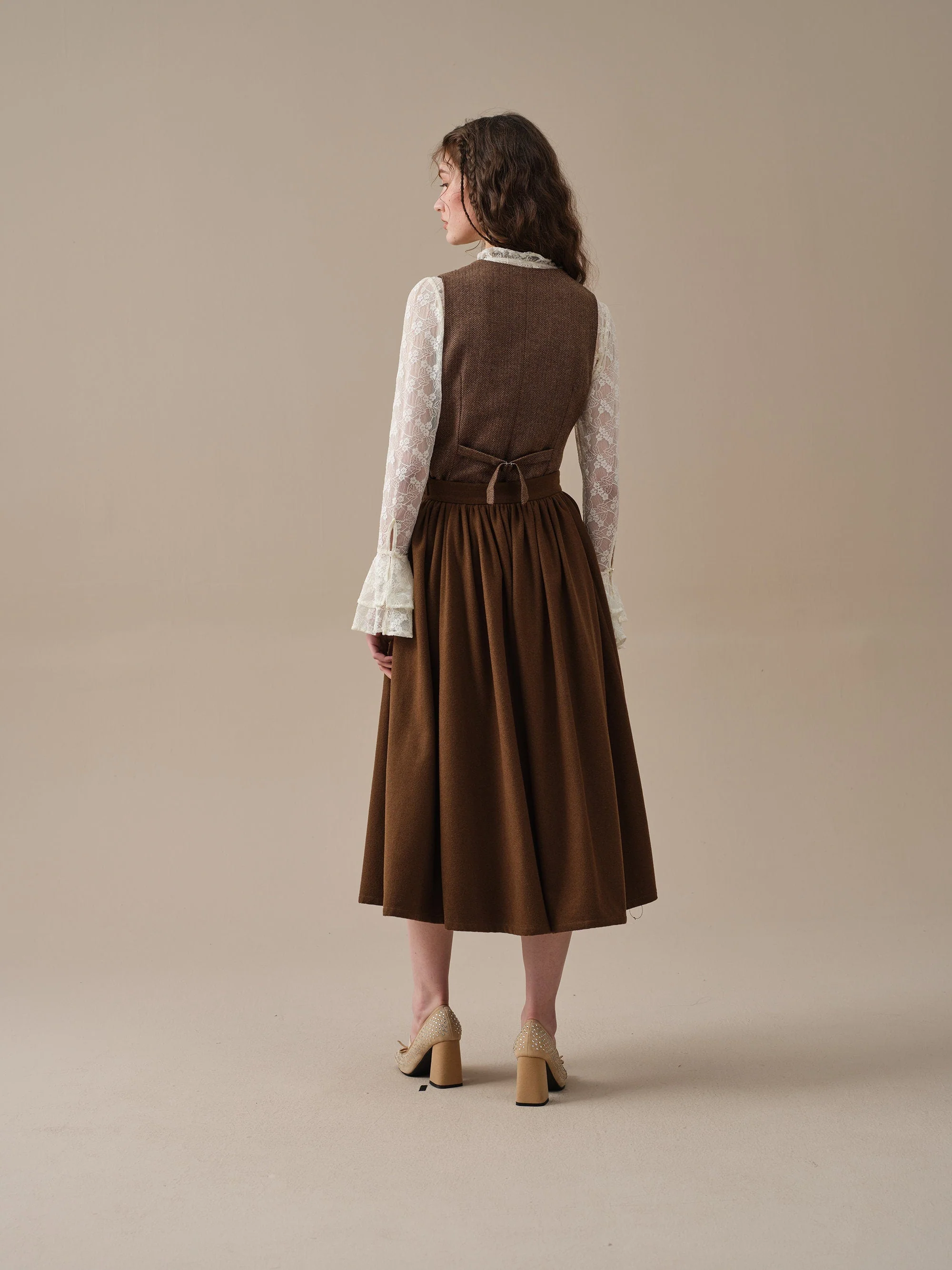 Beth 13 |tied wool skirt - Image 9