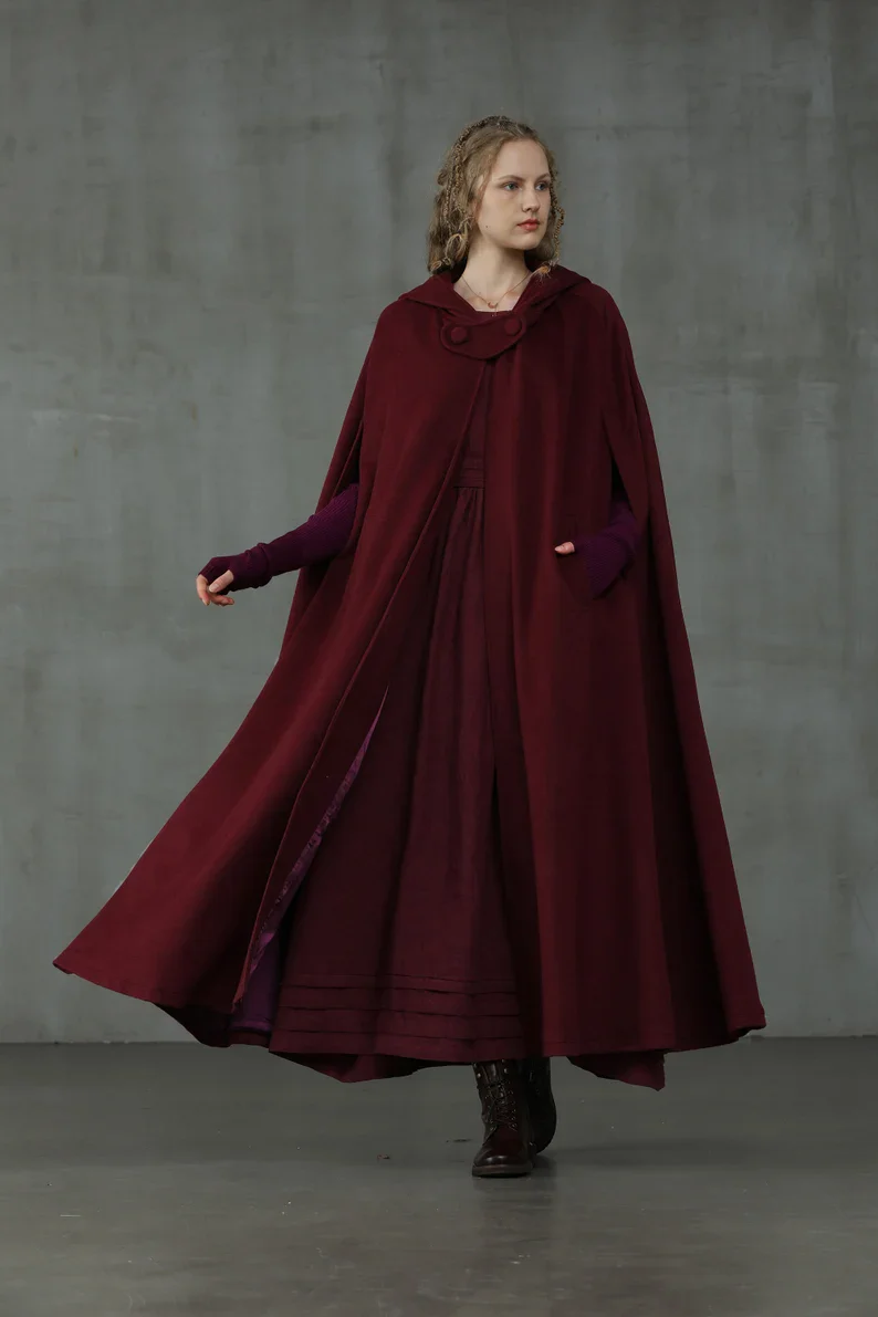 Outlander 2020 | 100% Wool Cloak Coat - Image 11