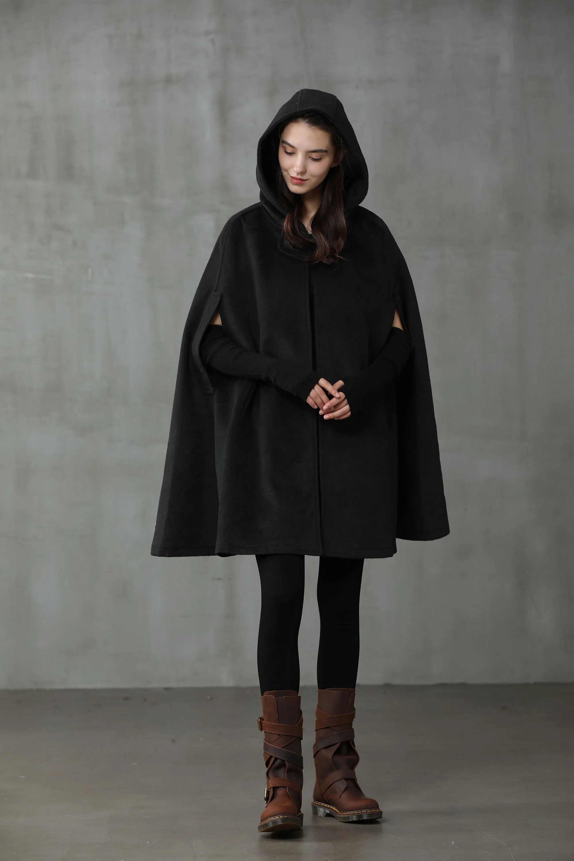 The New Yorker | Hooded Cashmere Cape - Image 10