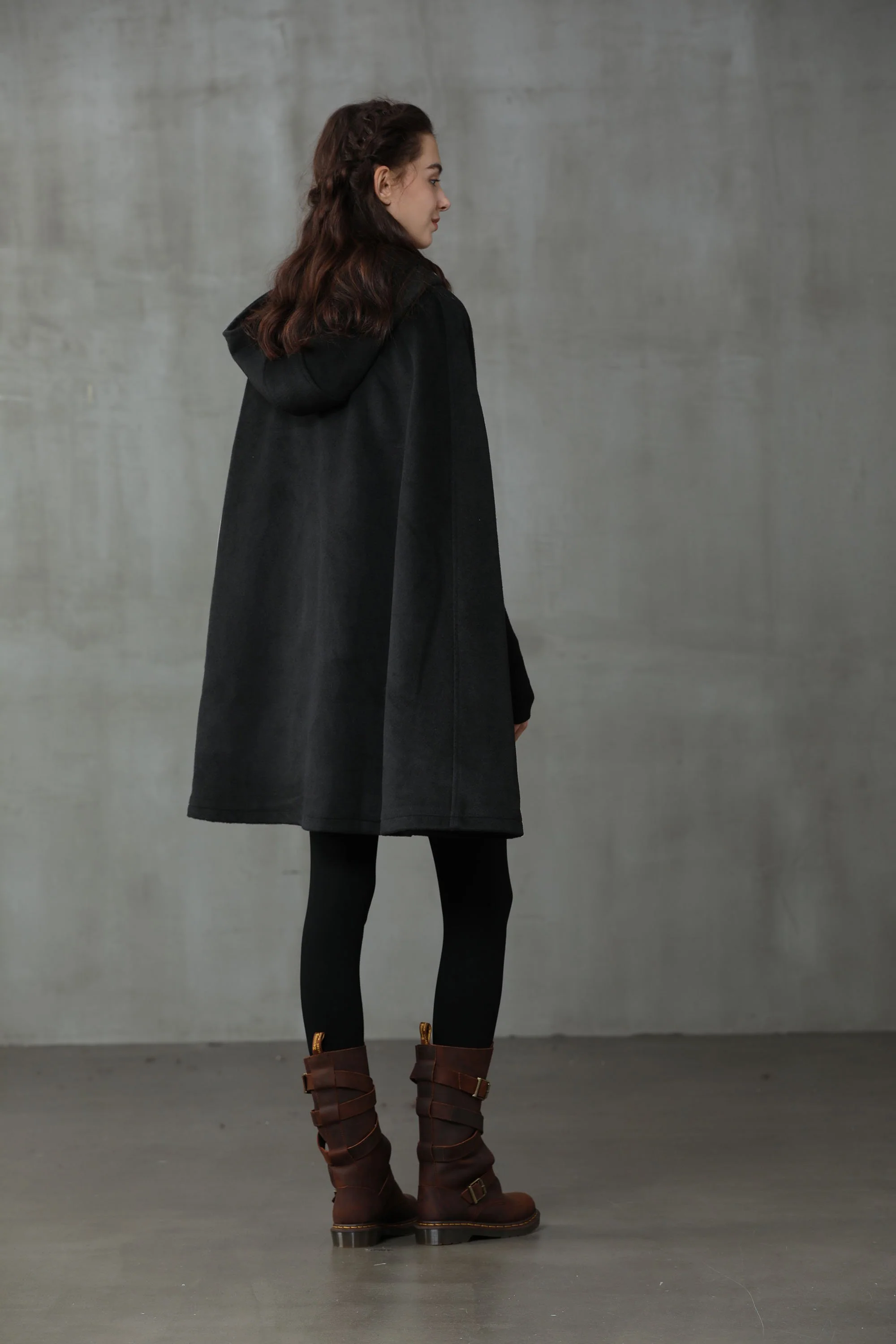 The New Yorker | Hooded Cashmere Cape - Image 5