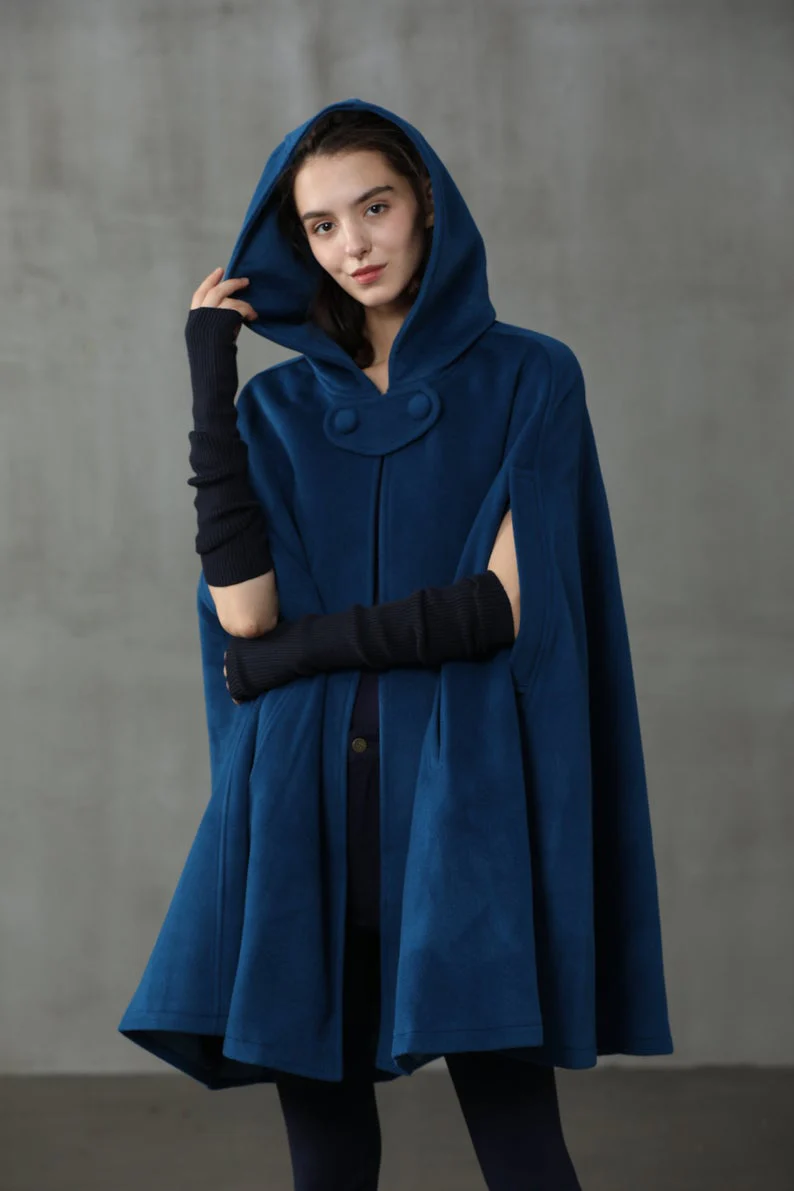 The New Yorker | Hooded Cashmere Cape - Image 5