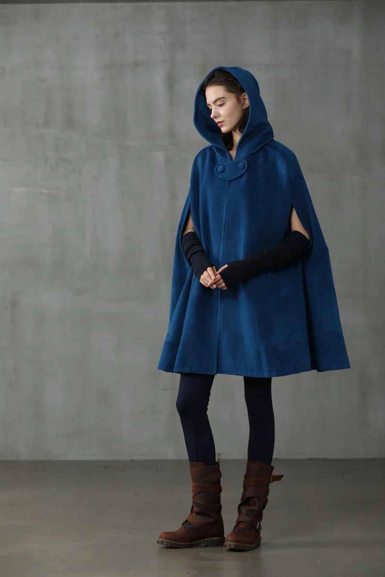 The New Yorker | Hooded Cashmere Cape - Image 6