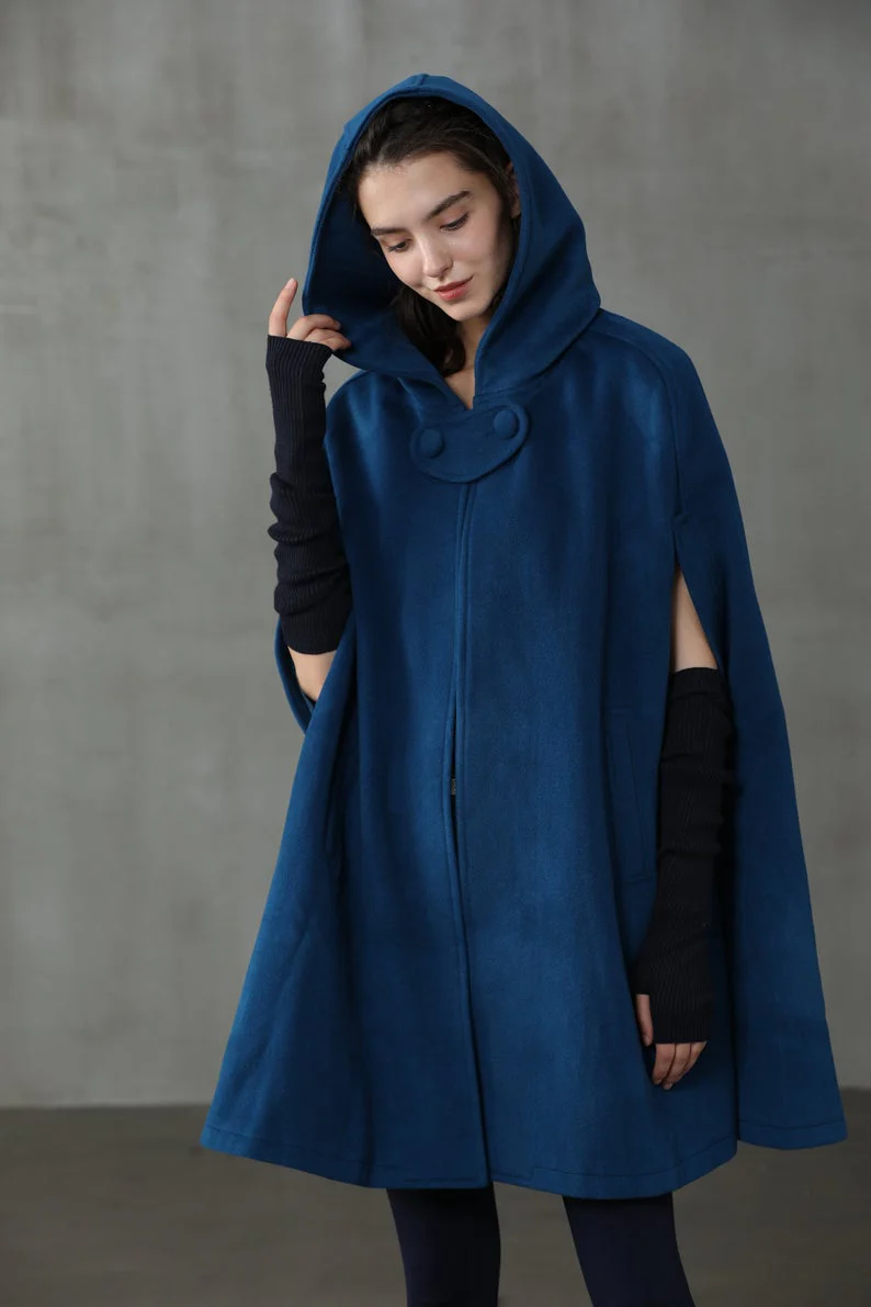 The New Yorker | Hooded Cashmere Cape - Image 7