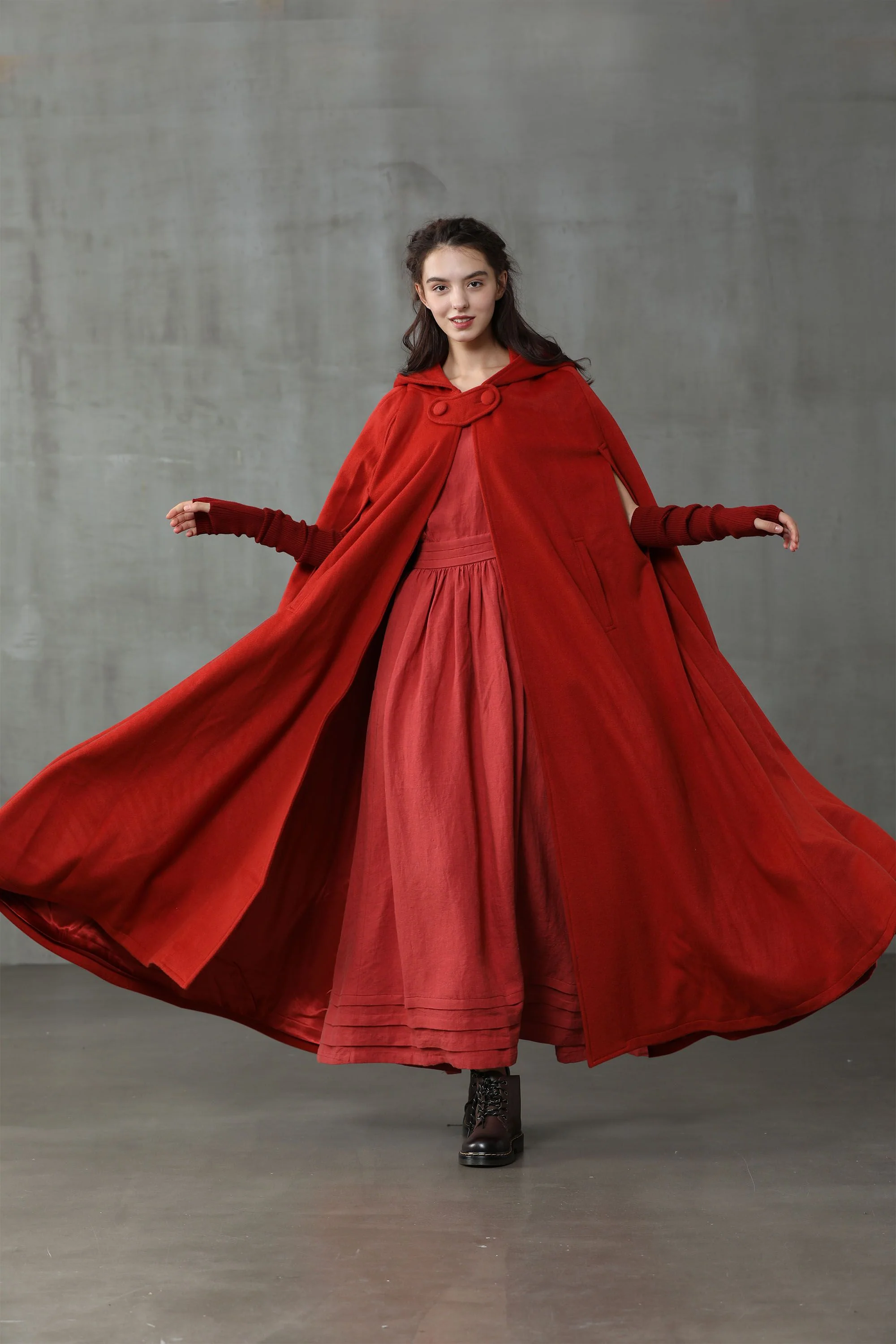 Christmas Outlander 2020 | 100% Wool Cloak Coat - Image 10
