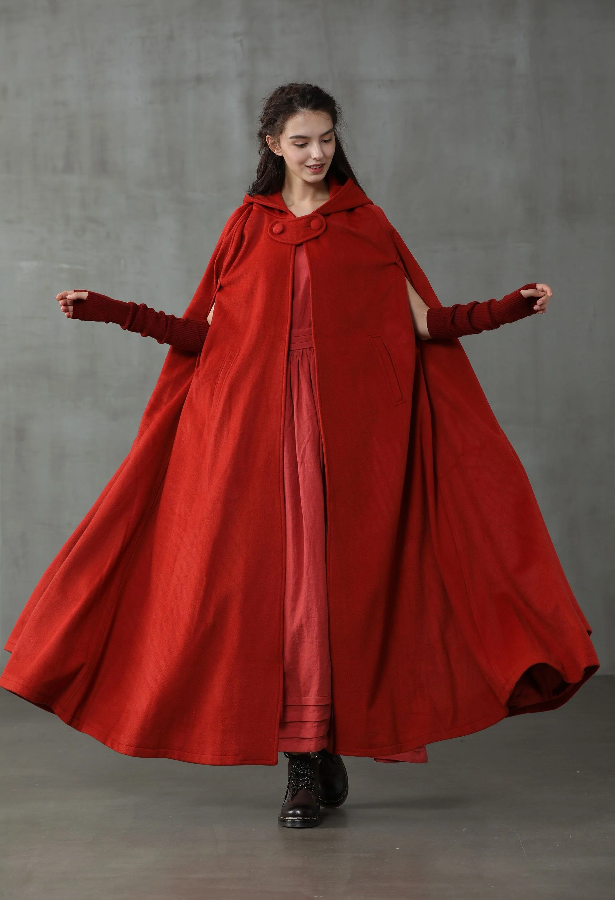 Christmas Outlander 2020 | 100% Wool Cloak Coat - Image 12