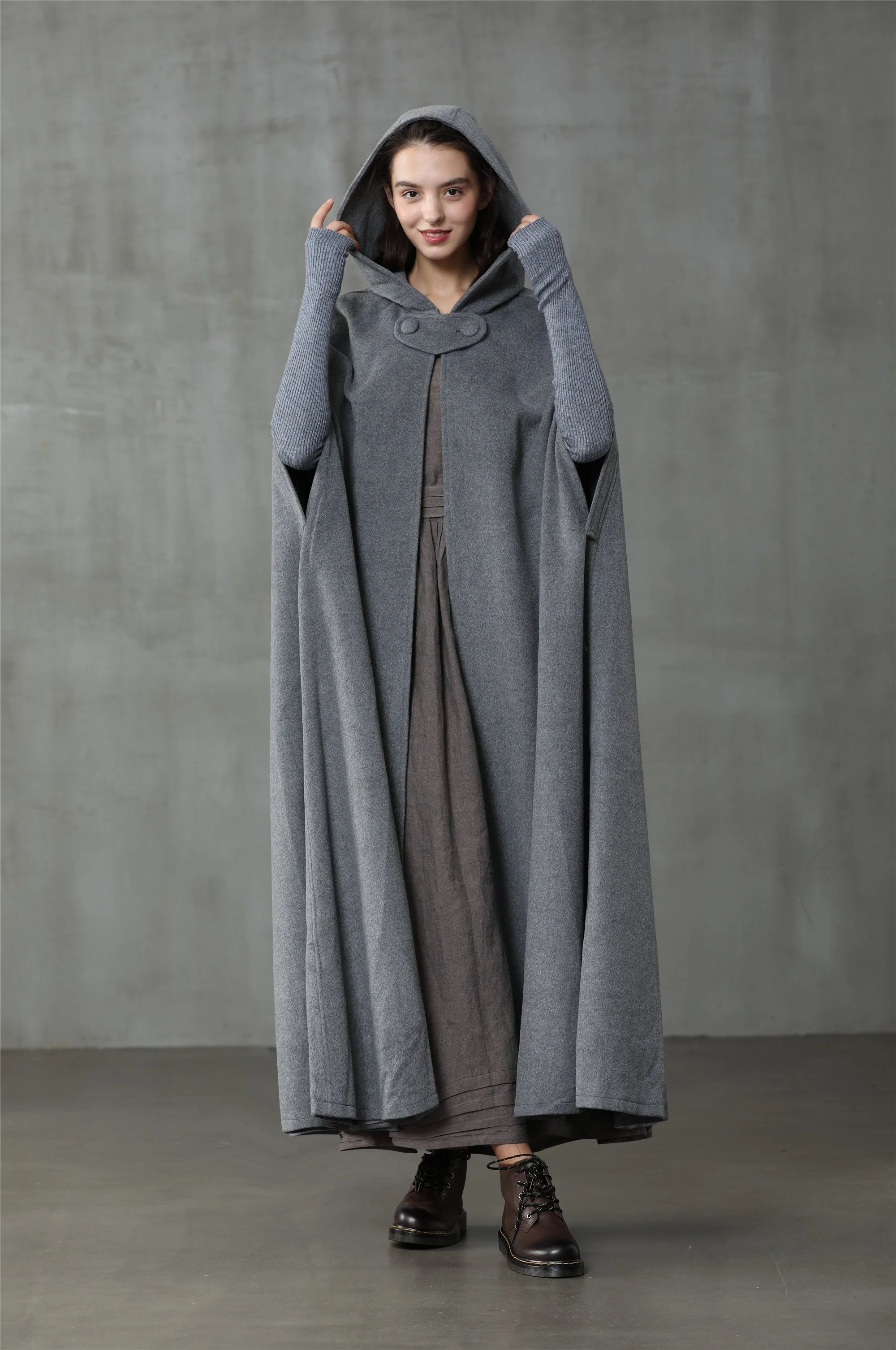 Christmas Outlander 2020 | 100% Wool Cloak Coat - Image 16