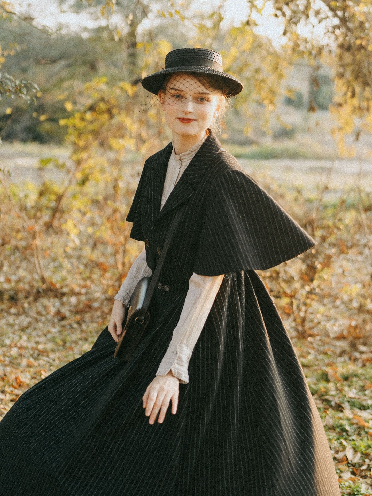 Clarise 22 |Retro Wool Skirt & Cape (2 pieces) - Image 23