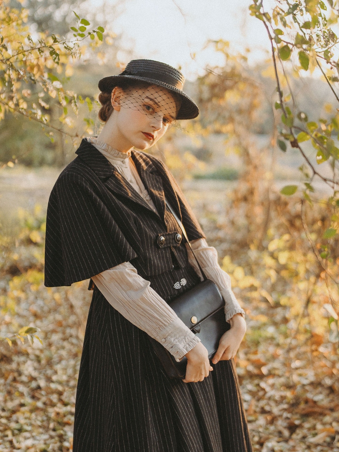 Clarise 22 |Retro Wool Skirt & Cape (2 pieces) - Image 24