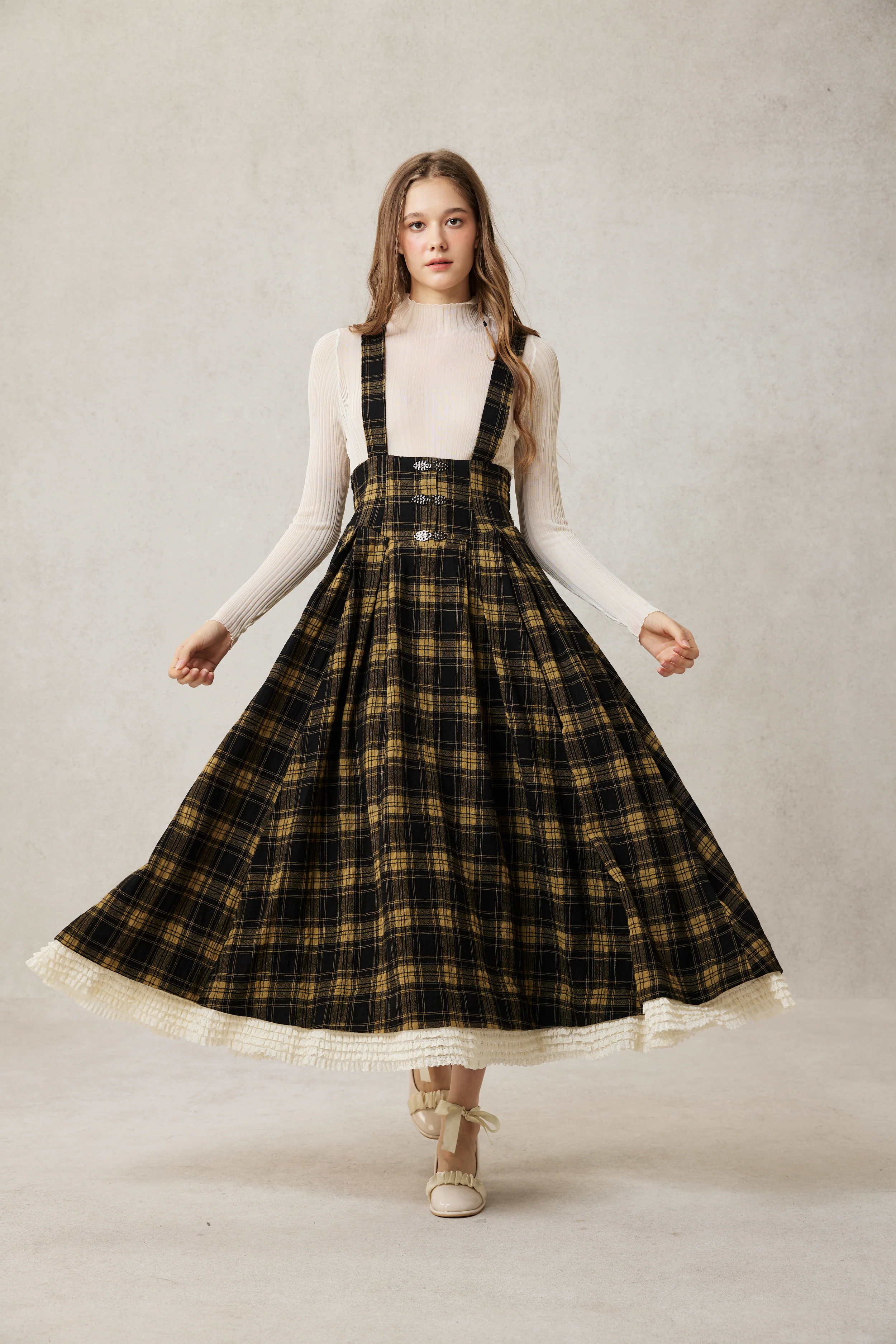 Clarise 22 |Retro Wool Skirt & Cape (2 pieces) - Image 6
