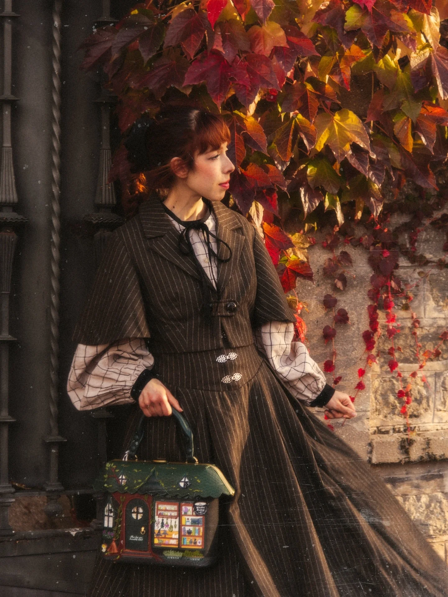 Clarise 22 |Retro Wool Skirt & Cape (2 pieces) - Image 8