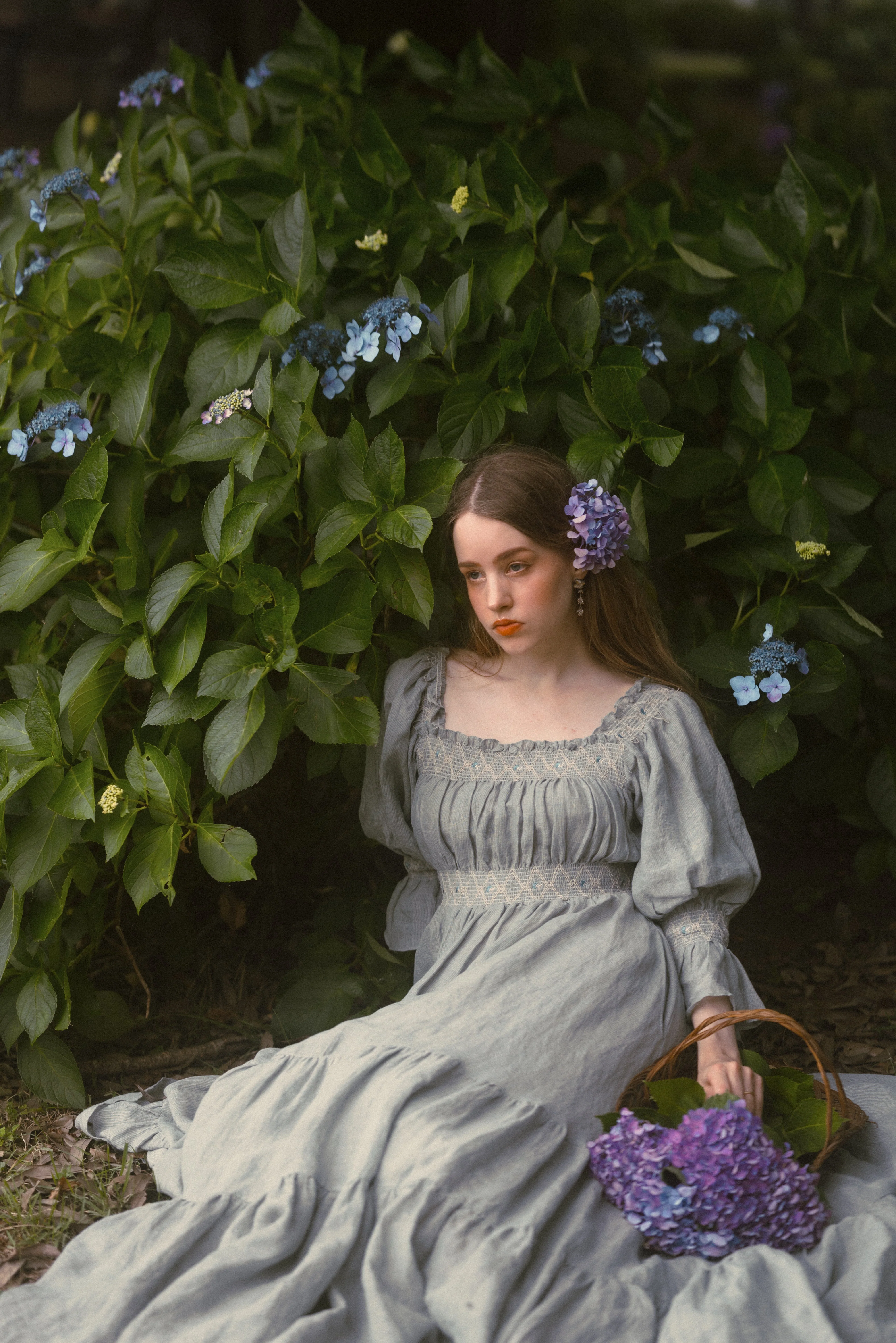 Cloud 21 | smocking embroidery linen dress - Image 33