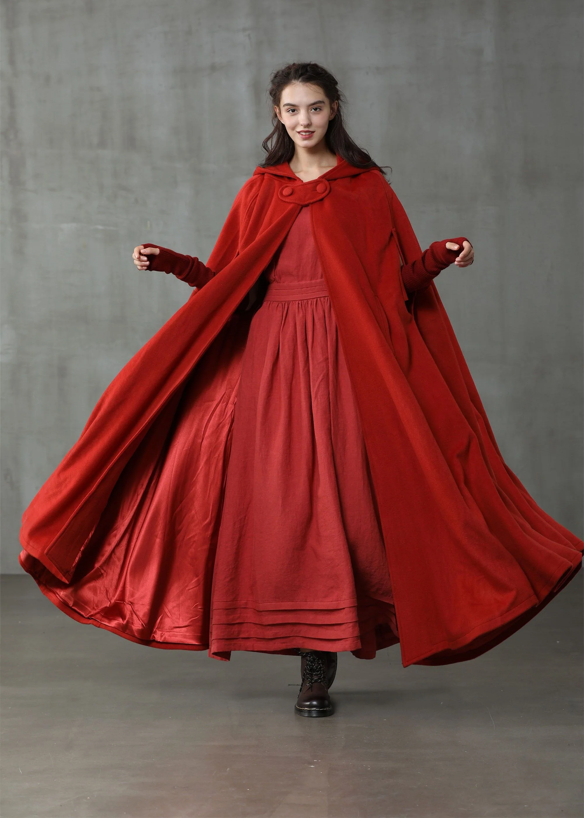 Outlander 2020 | 100% Wool Cloak Coat - Image 14