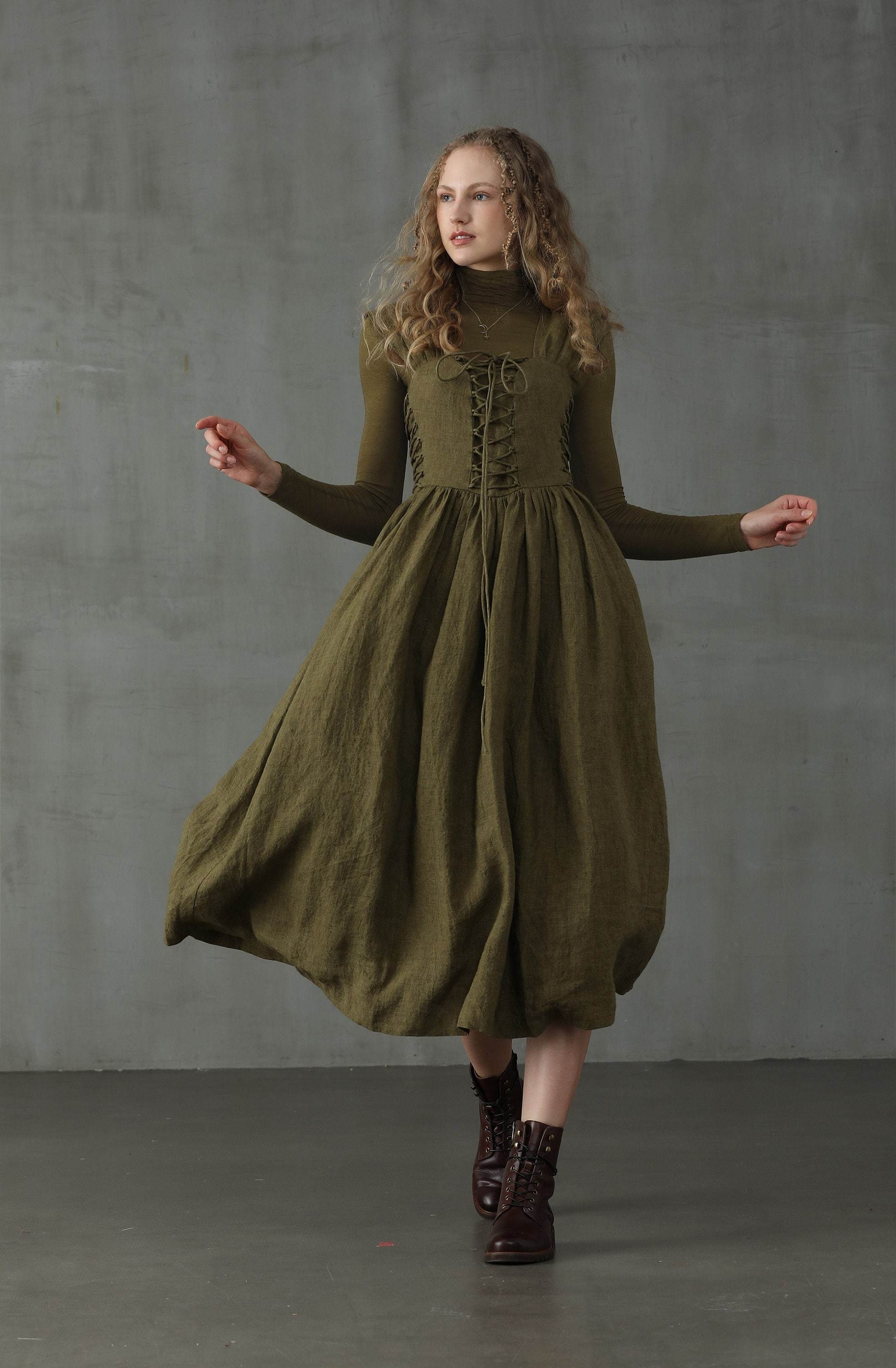 Glory 33 | Front Lace-up Dress - Image 15