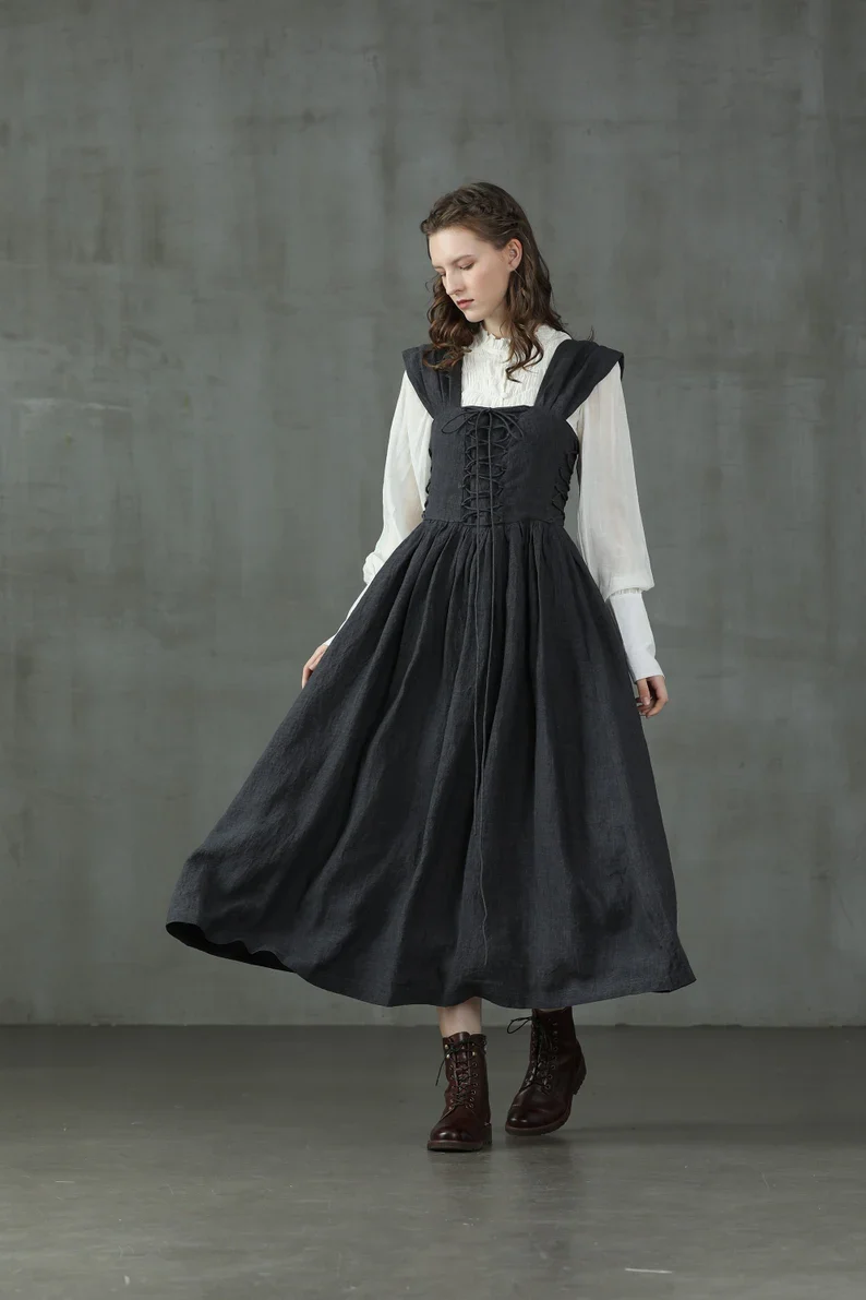 Glory 33 | Front Lace-up Dress - Image 19