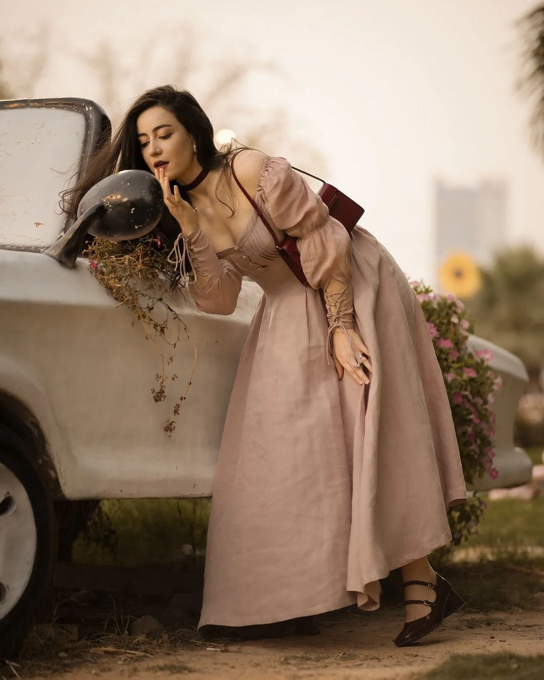 PHOENIX 24 | REGENCY LACE-UP LINEN DRESS - Image 35