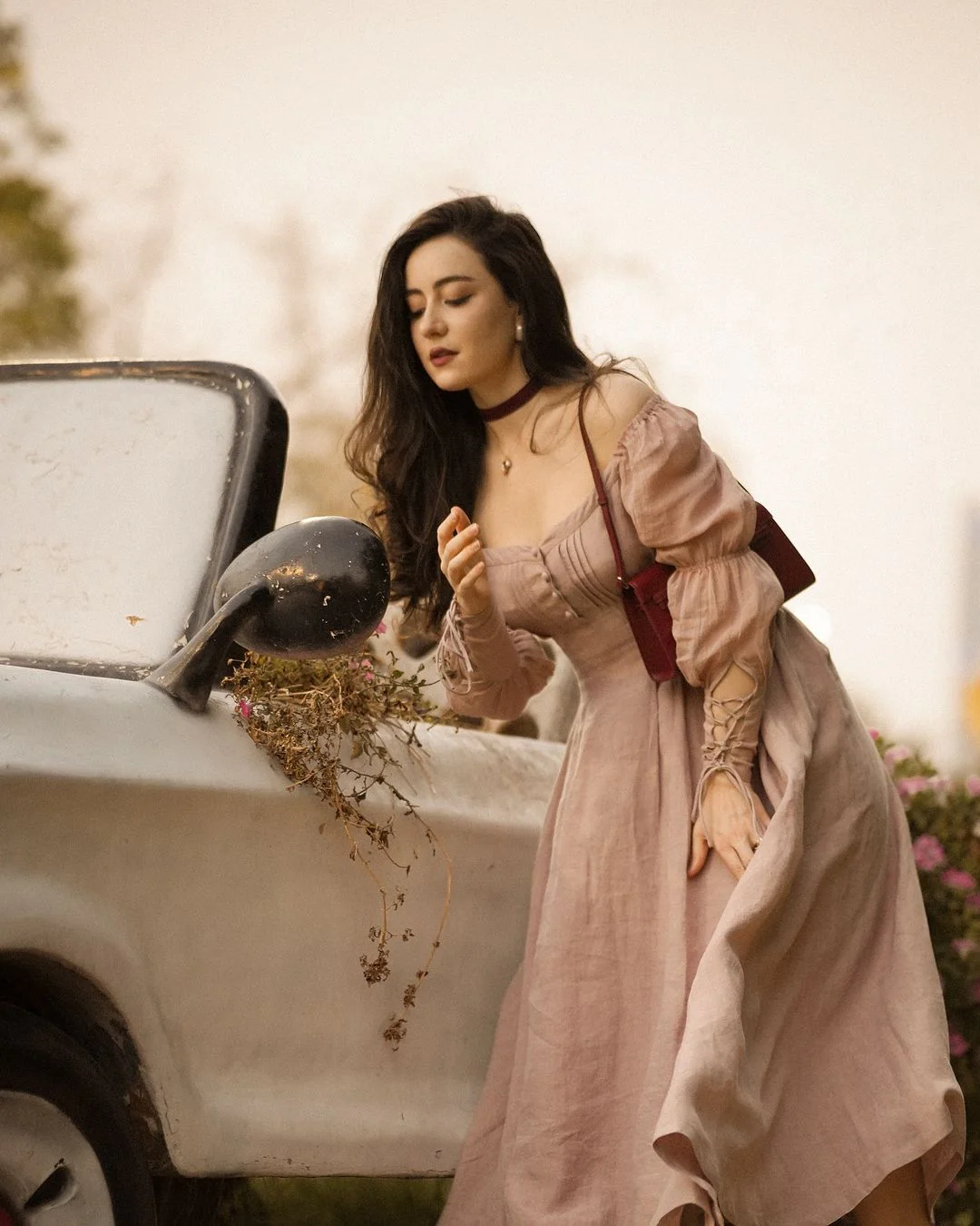 PHOENIX 24 | REGENCY LACE-UP LINEN DRESS - Image 34