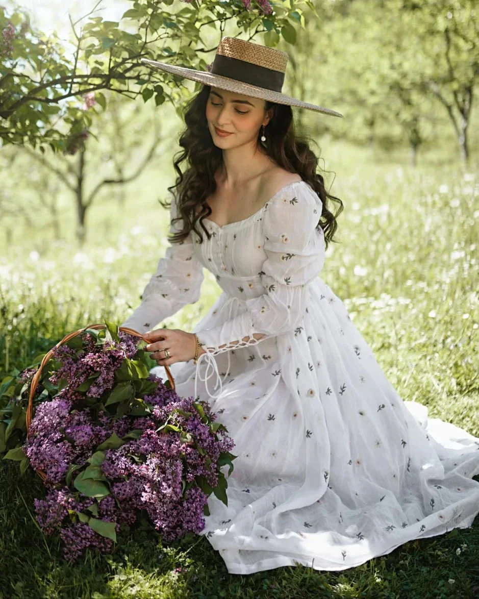PHOENIX 24 | REGENCY LACE-UP LINEN DRESS - Image 42