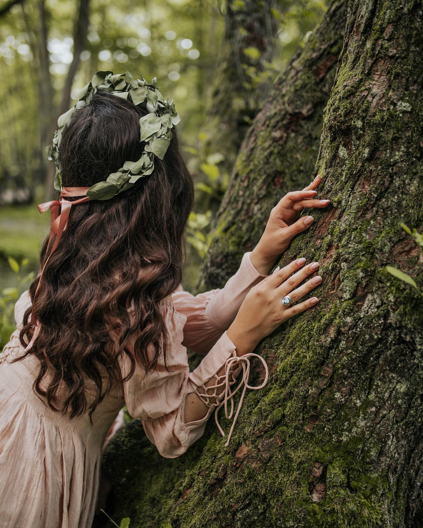 Sakura 21 | Lace-up maxi linen dress - Image 8