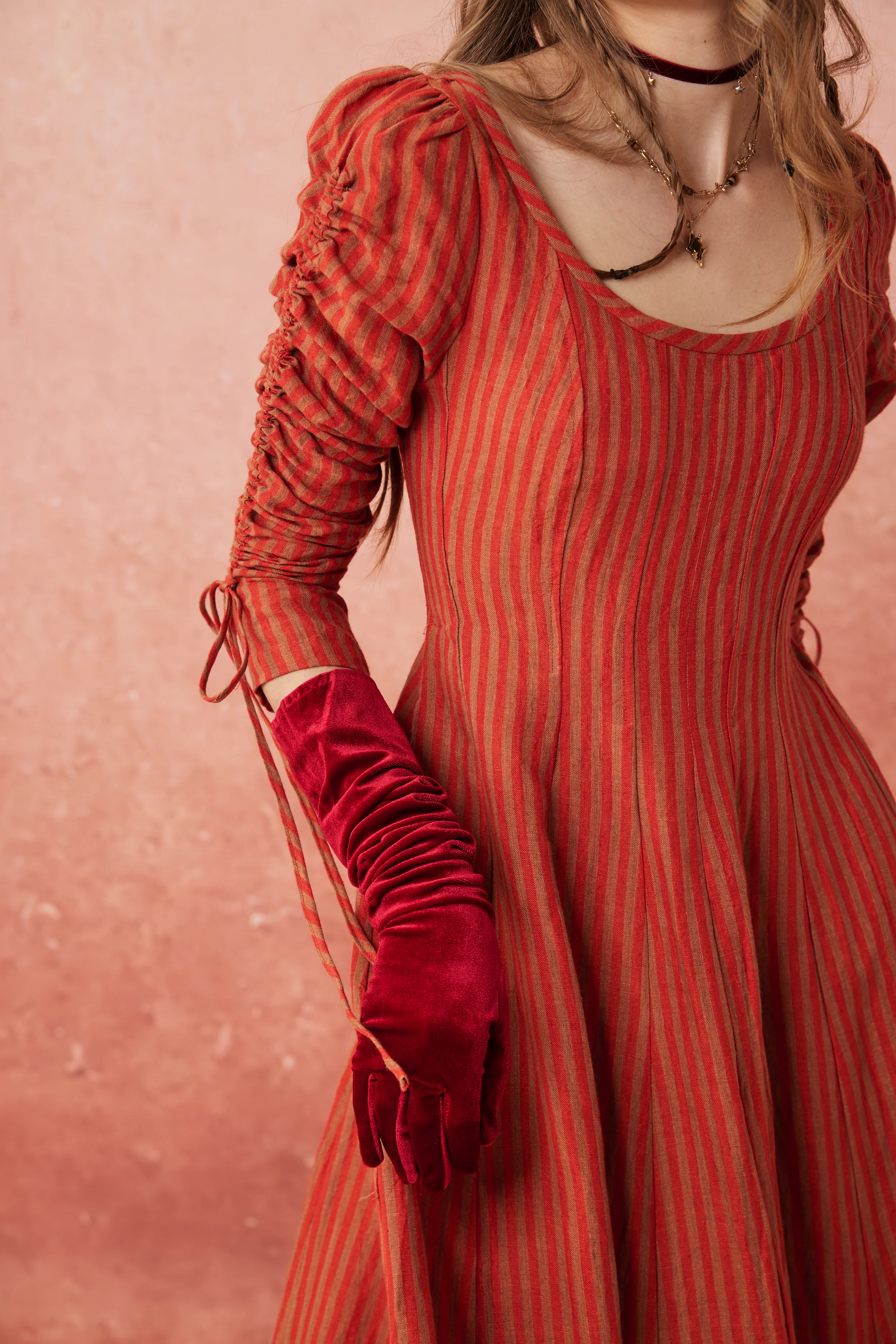 Crystal 17 | Victorian maxi linen dress - Image 16