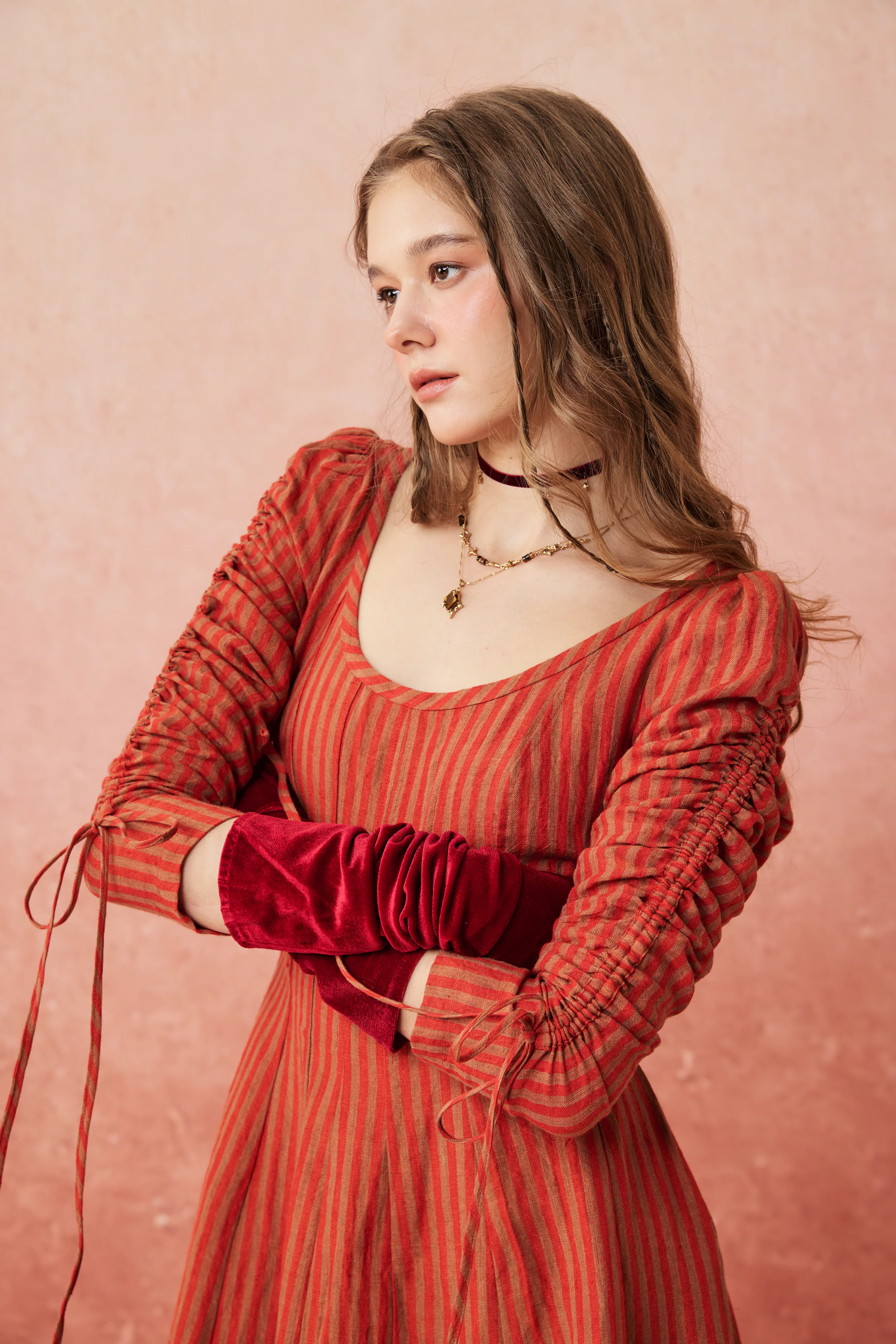 Crystal 17 | Victorian maxi linen dress - Image 18