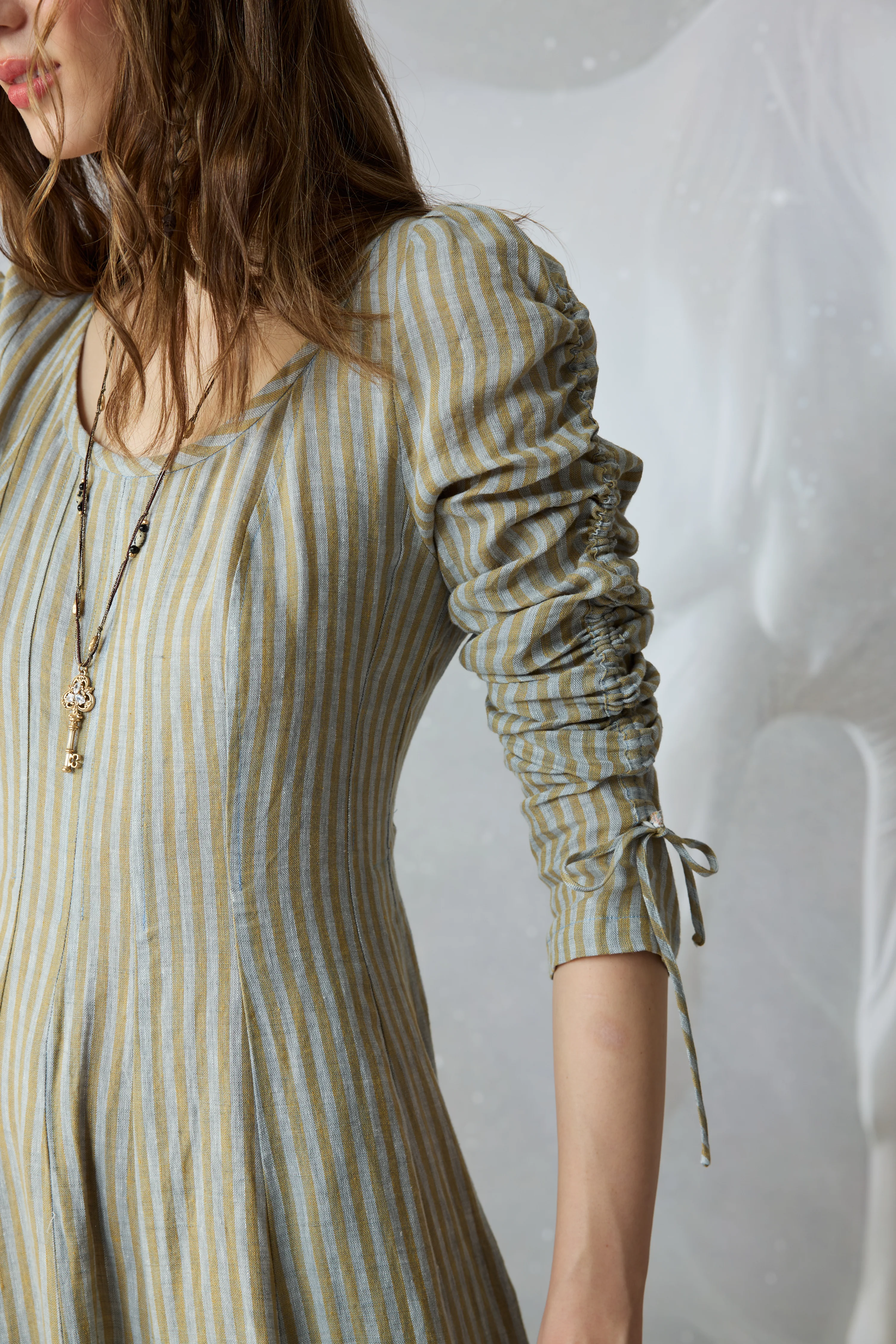 Crystal 17 | Victorian maxi linen dress - Image 32