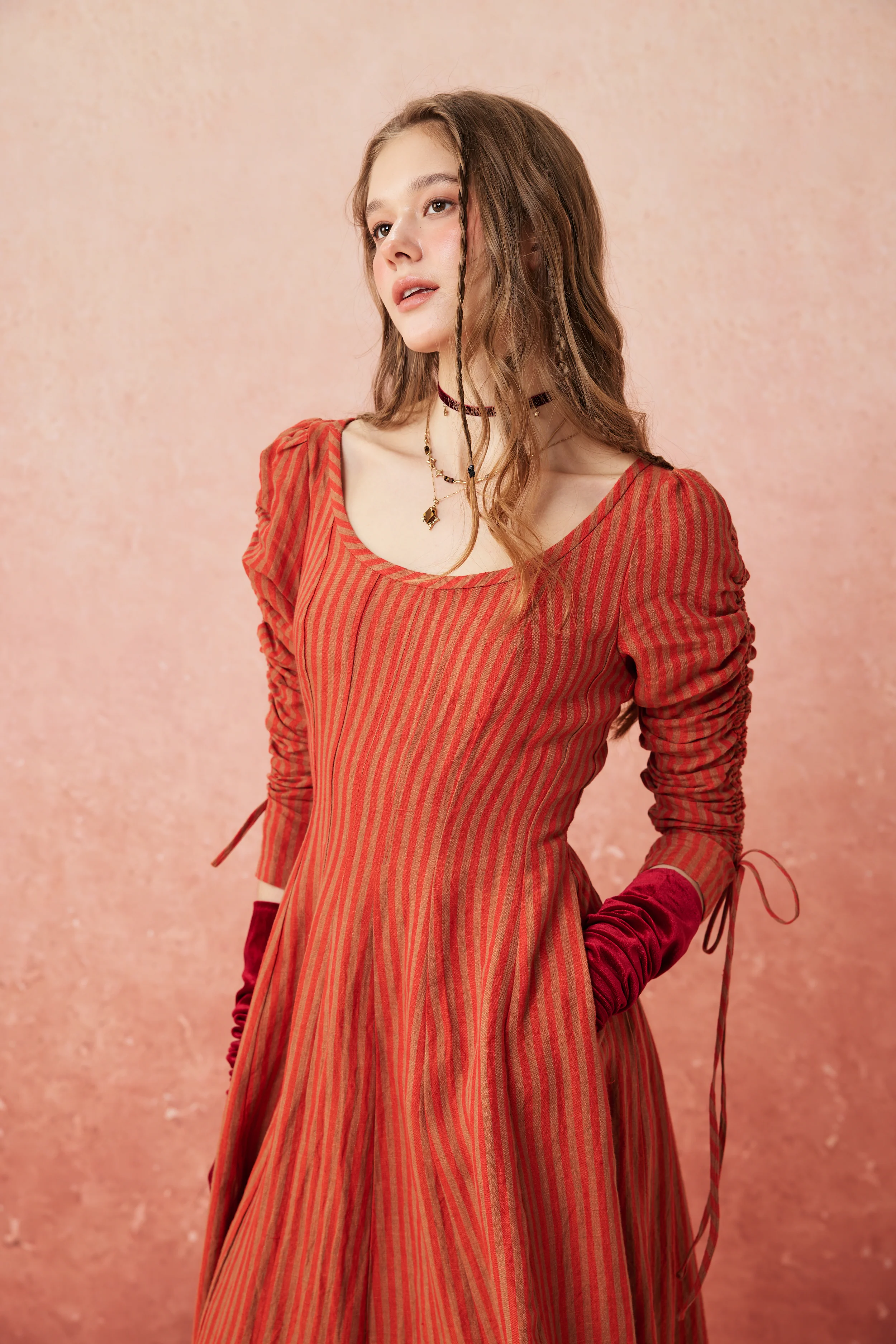 Crystal 17 | Victorian maxi linen dress - Image 18