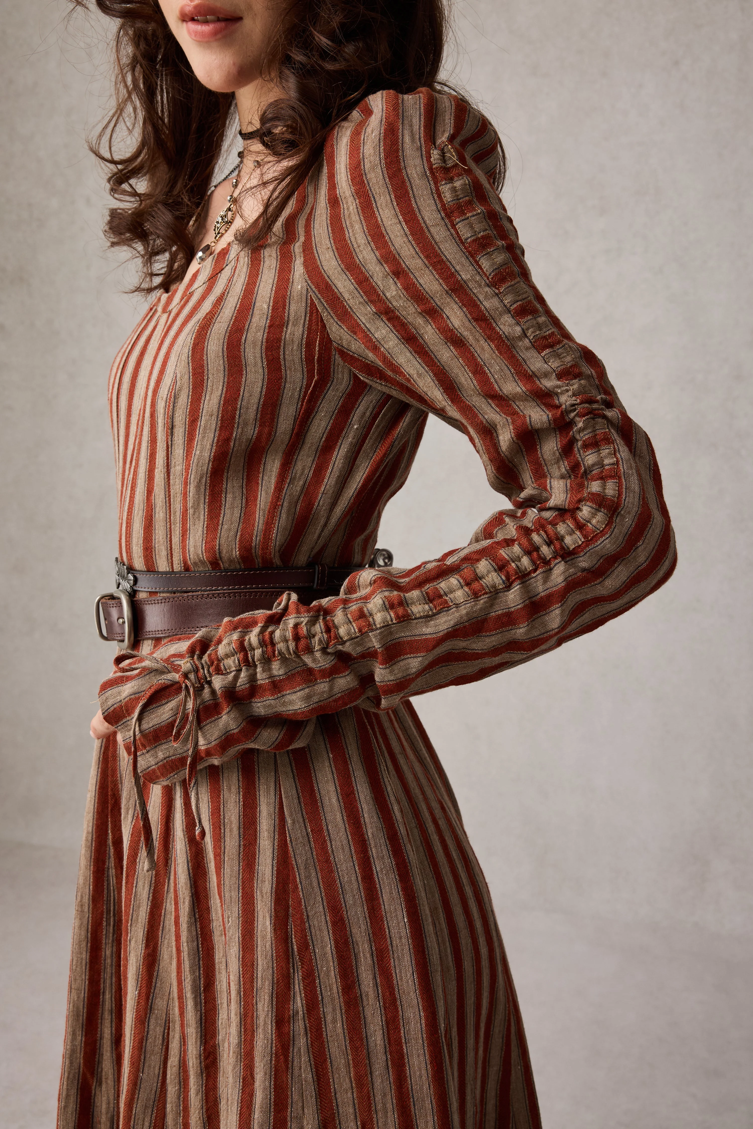 Crystal 17 | Victorian maxi linen dress - Image 11